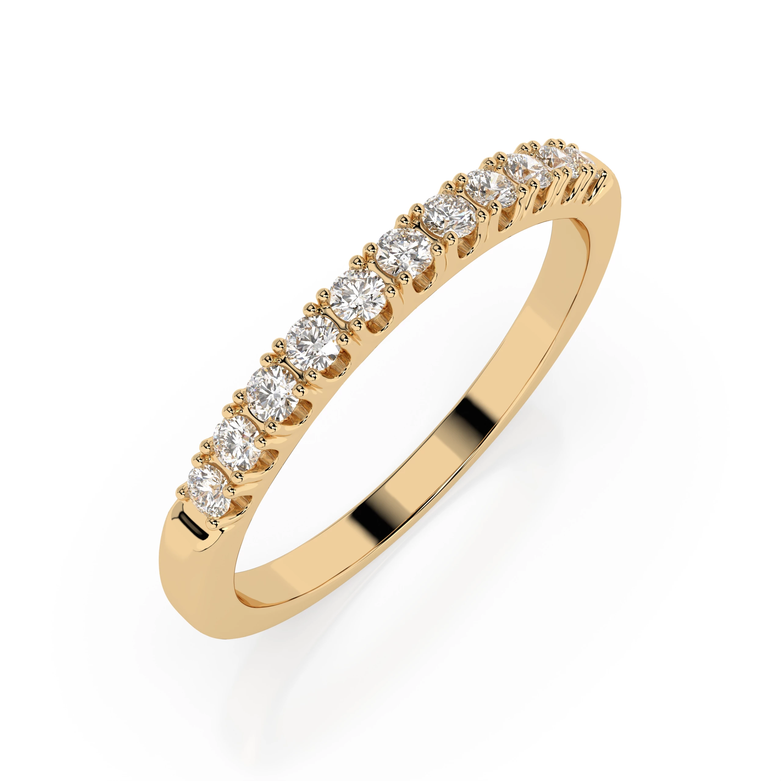 Bague Étreinte Divine Éternité ronde 0,22 ct — vue 4