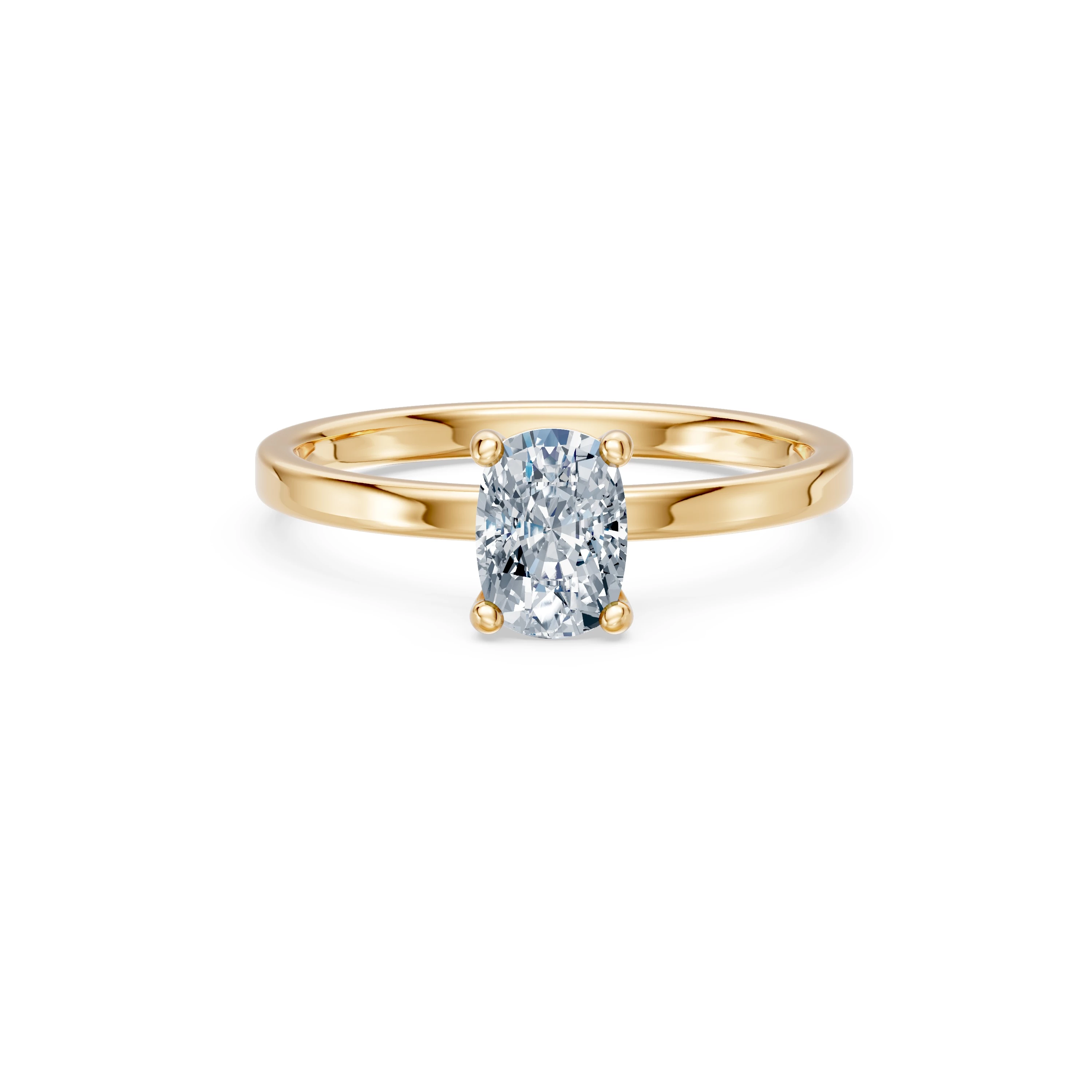 Bague Beauté Éternelle Solitaire coussin 1 ct — vue 6