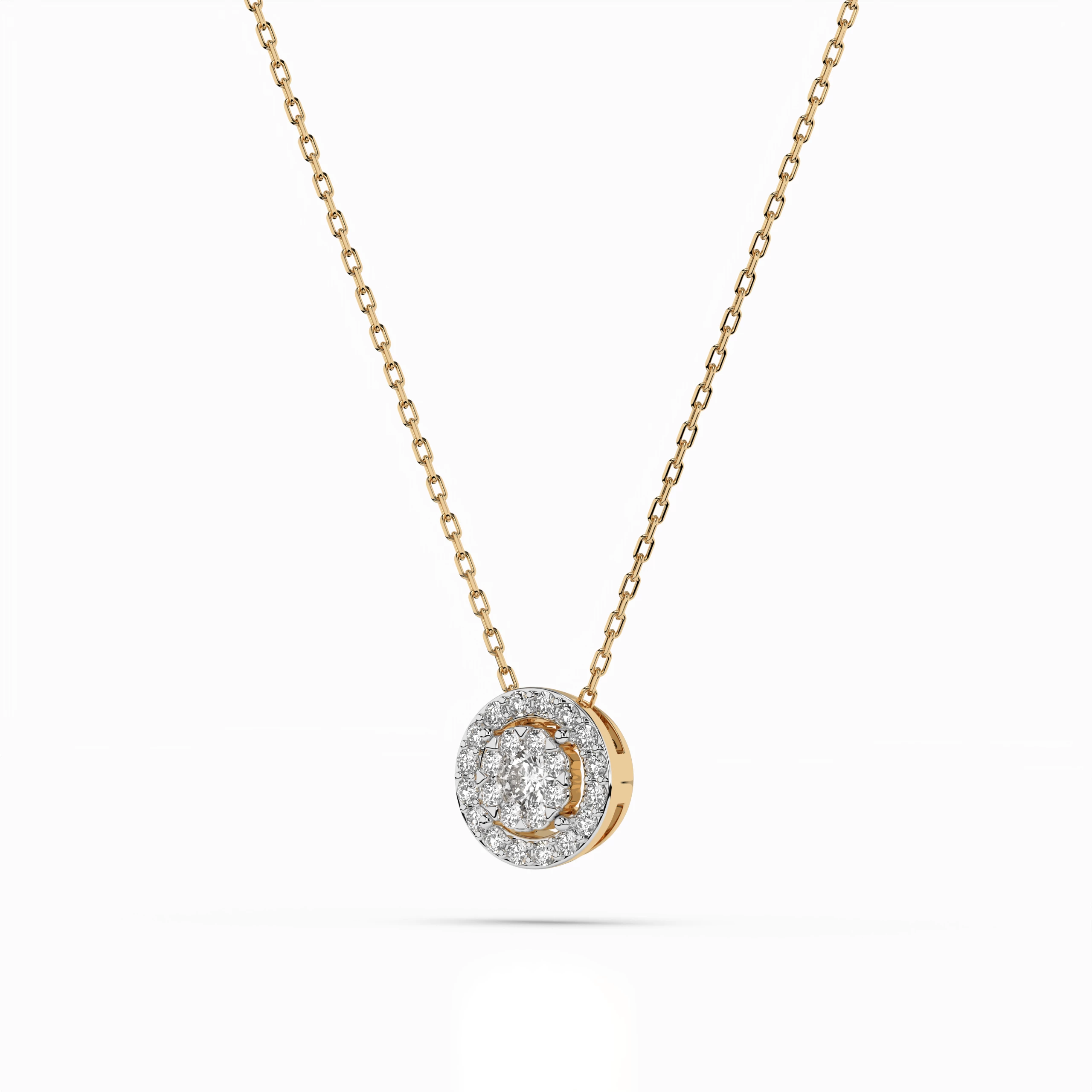 Collier Reflet Éternel Illusion ronde 0,06 ct — vue 5
