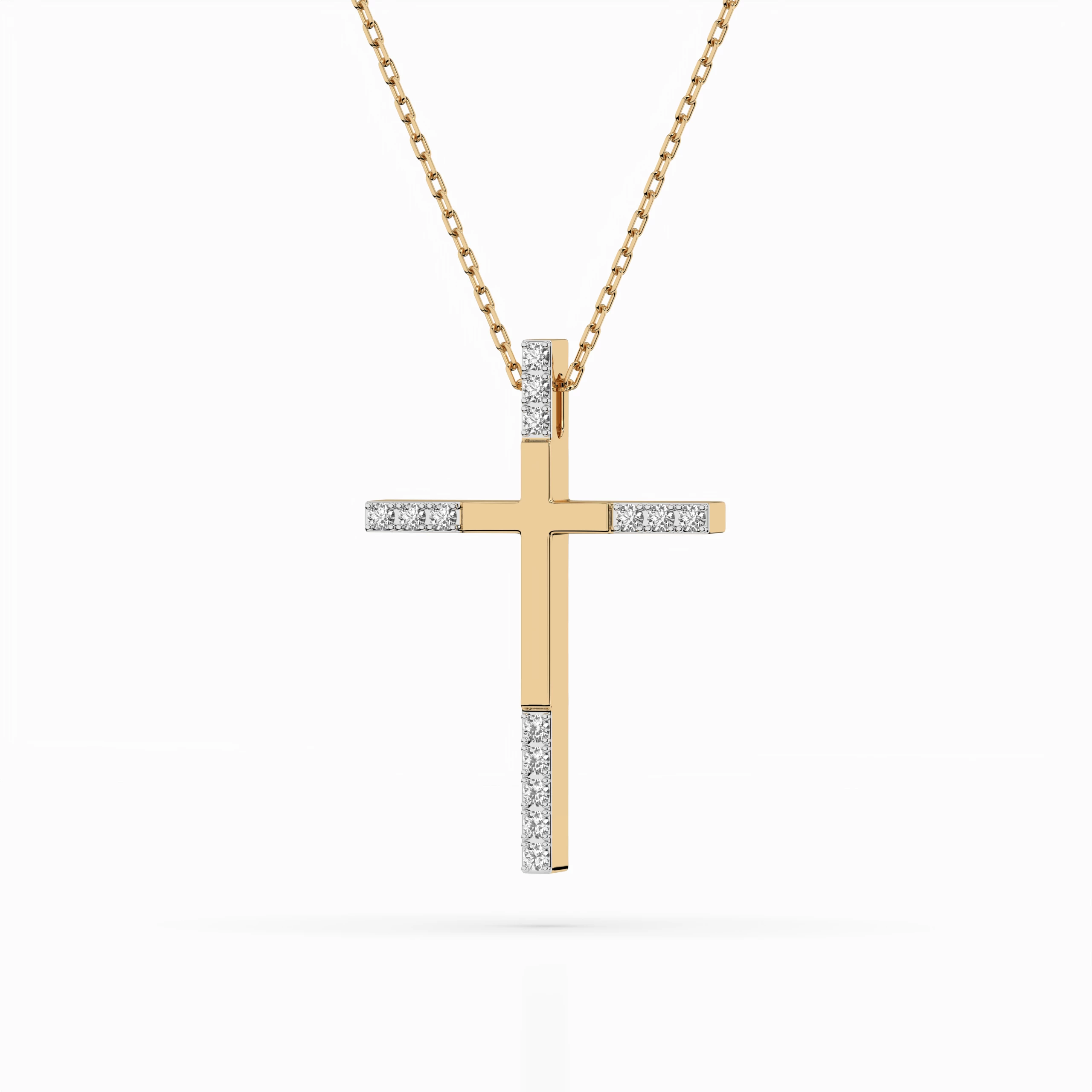 Collier Précieuse Intemporelle Minimalisme ronde 0,08 ct — vue 5