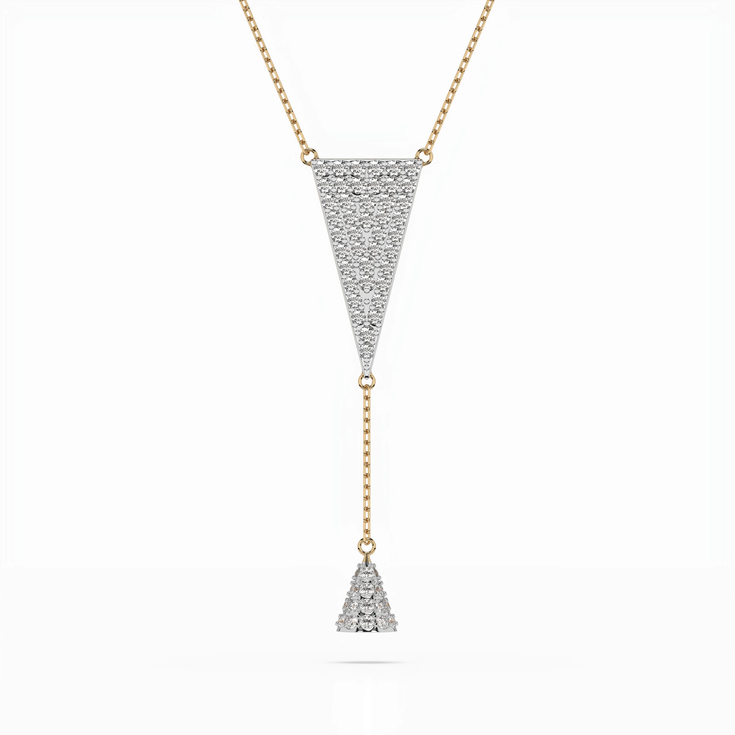 Collier Ombre Noire Minimalisme ronde 0,41 ct — vue 4