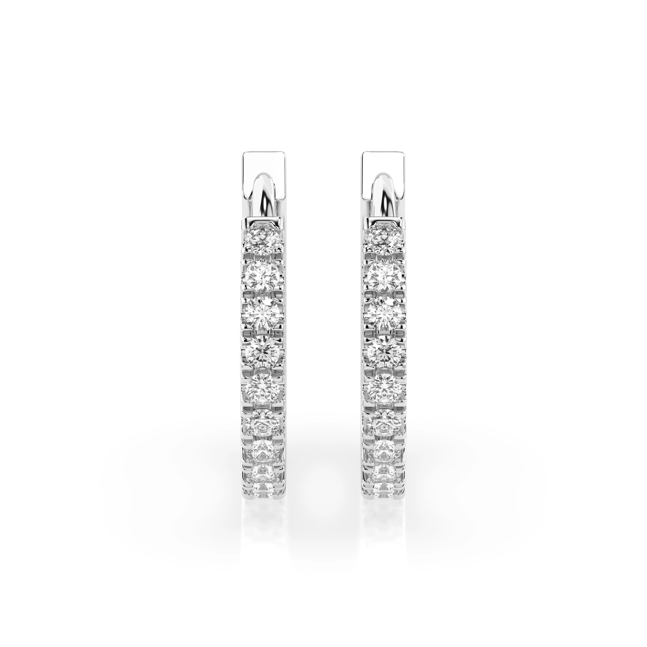 Boucles d'oreilles Désir Éblouissant Éternité ronde 0,22 ct — vue 1