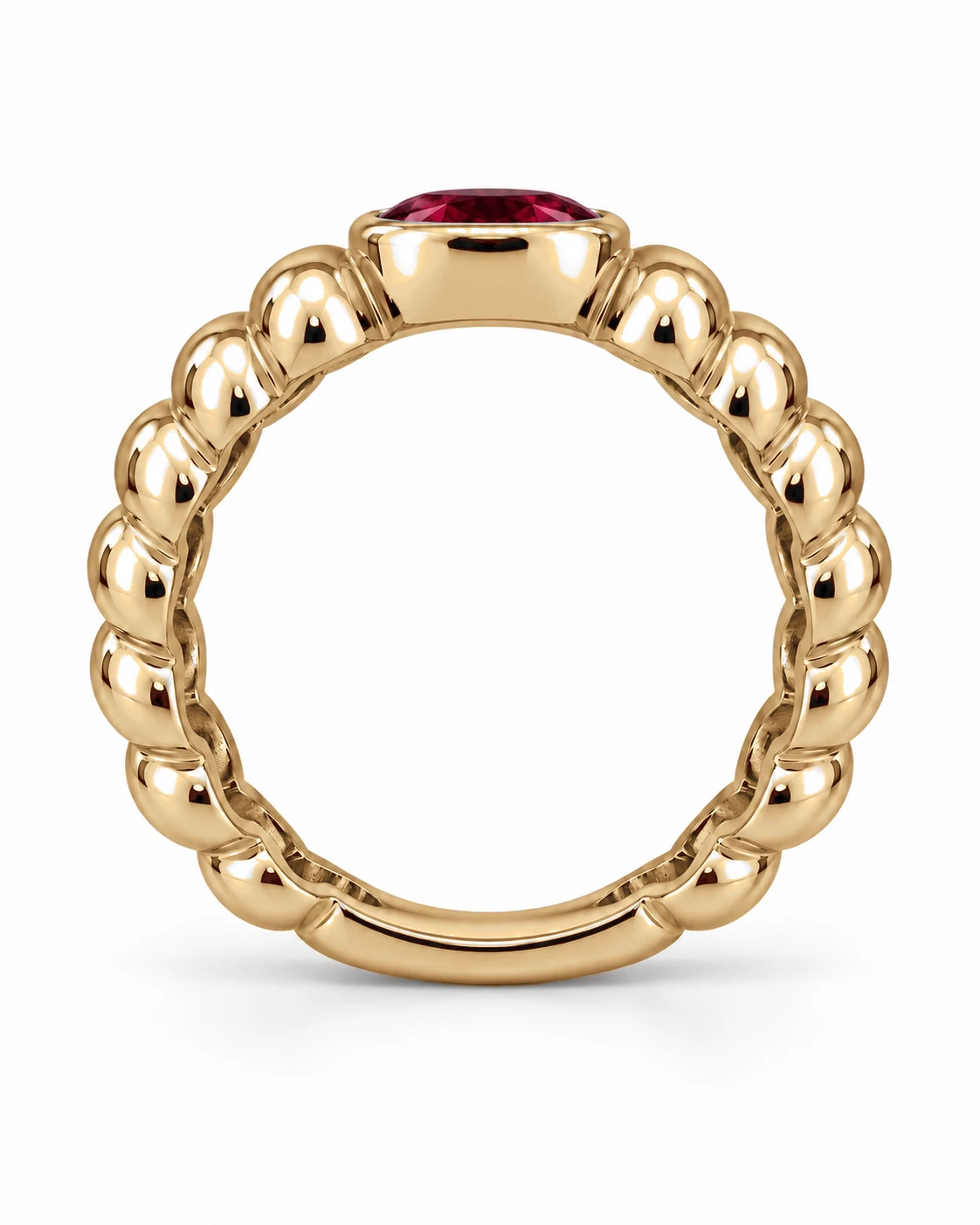 Bague Amour Éternel Pierre Précieuse ovale 0,63 ct — vue 8