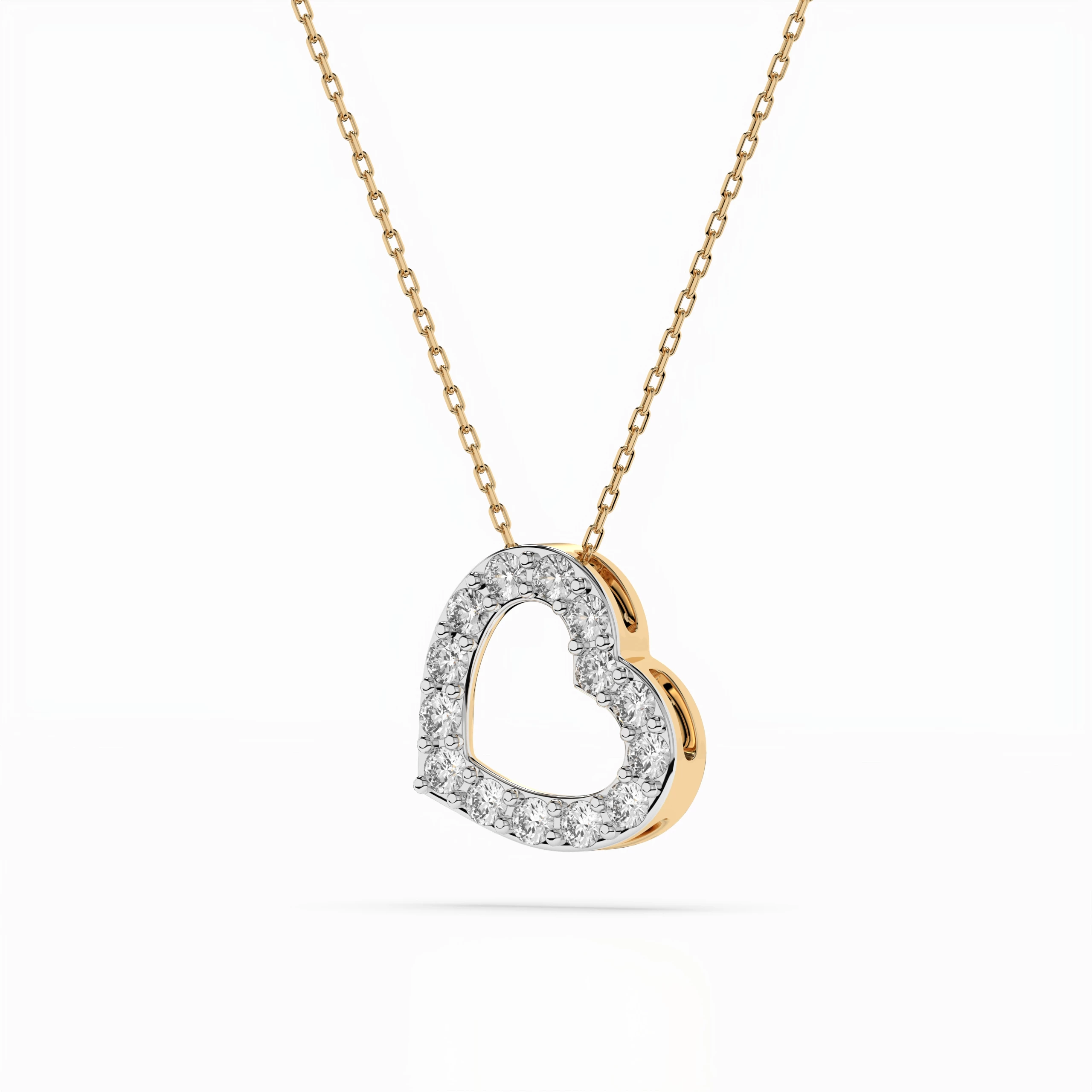 Collier Excellence Exquise Minimalisme ronde 0,35 ct — vue 5