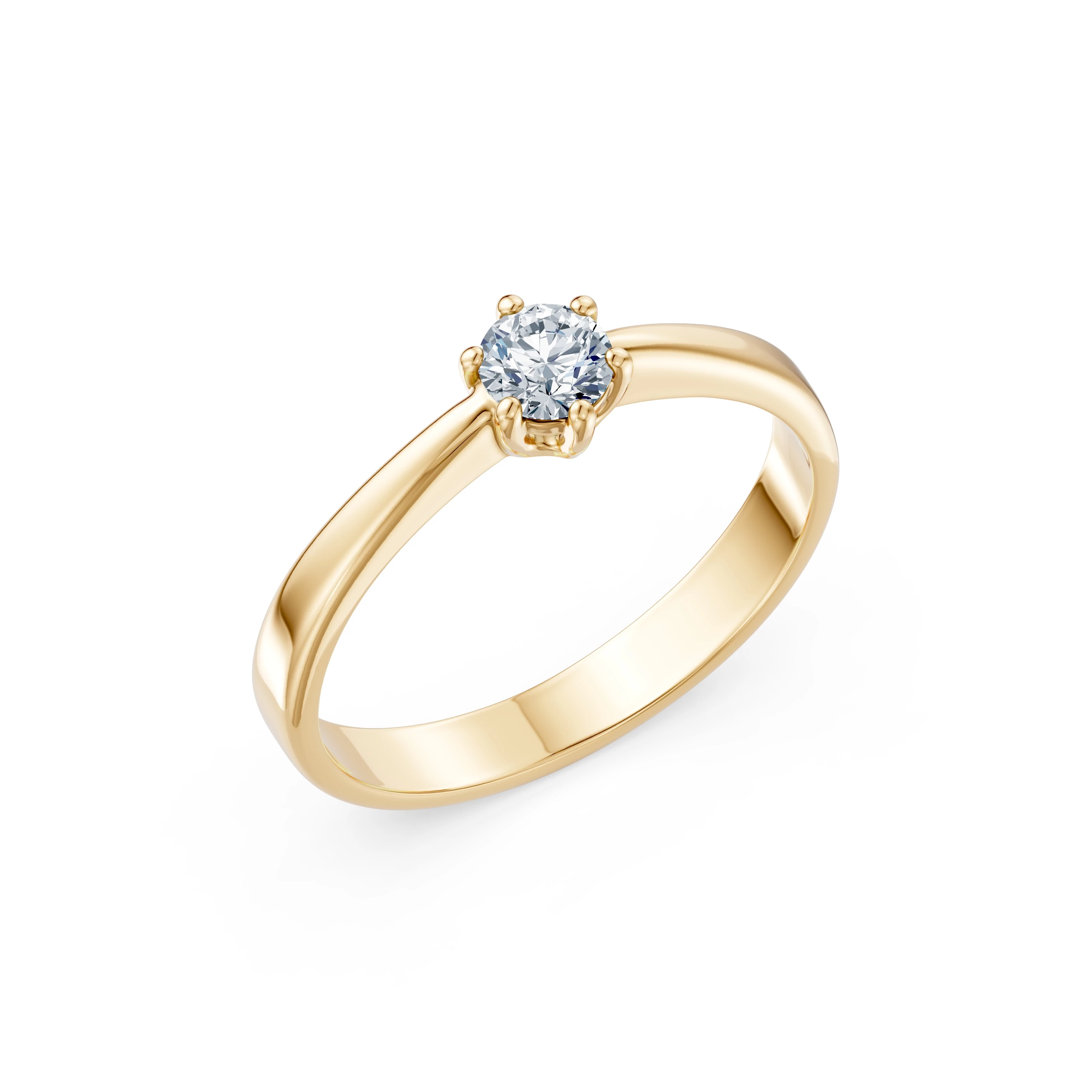 Bague Palais Légendaire Solitaire 0,3 ct · 4,2 mm — vue 4