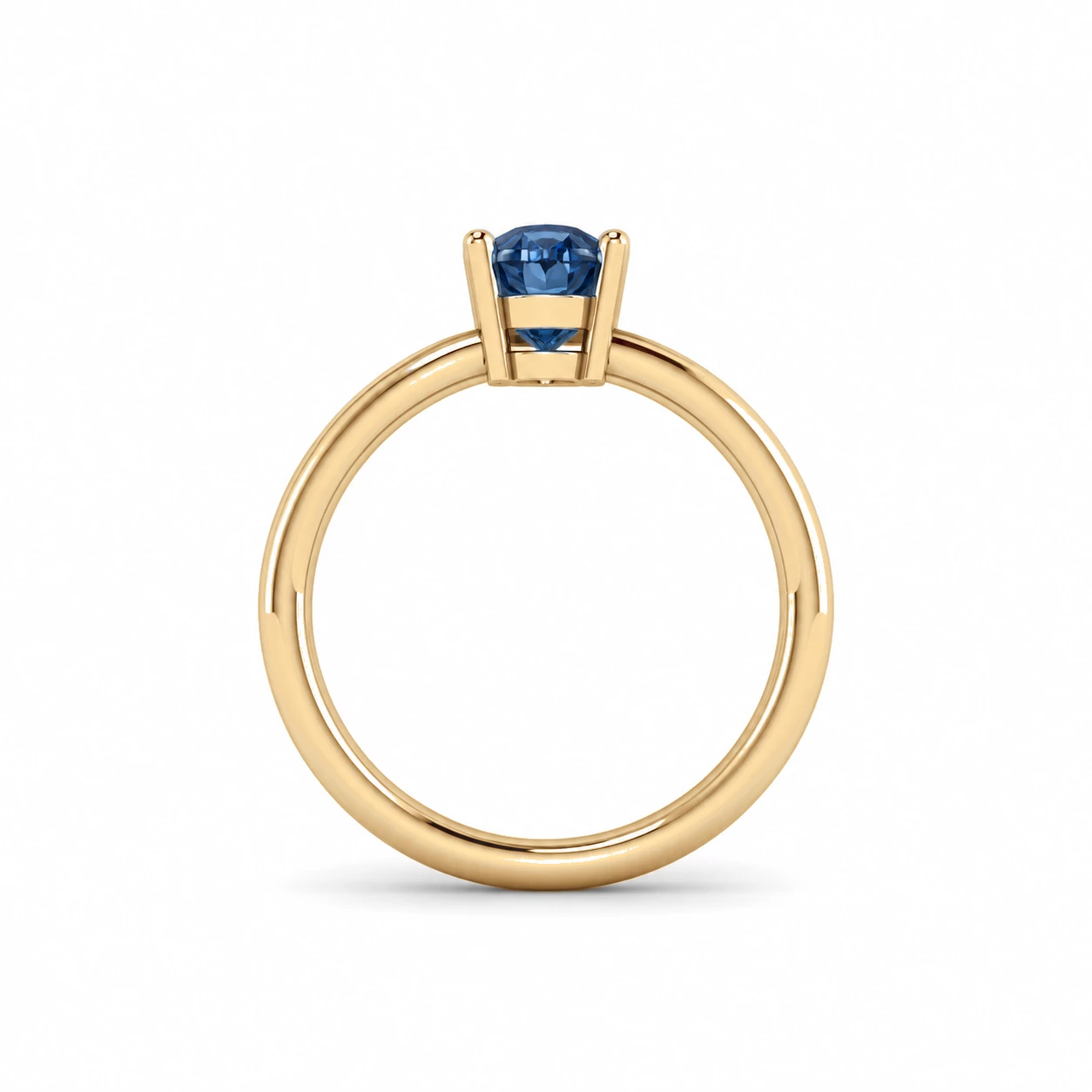 Bague Rosée Lumineuse Pierre Précieuse ovale 1,02 ct — vue 8