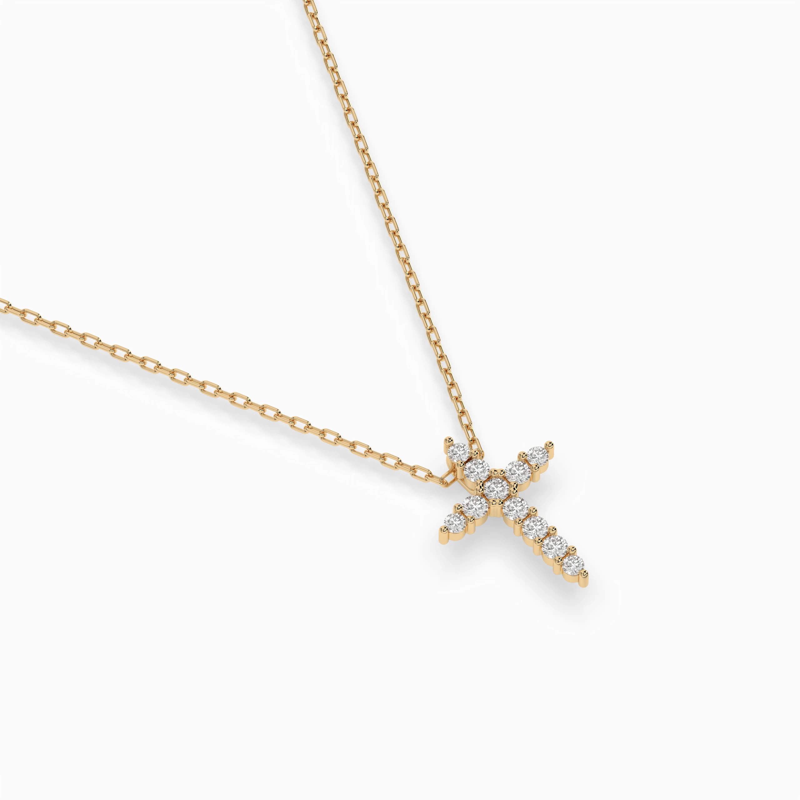 Collier Éclat Secret Minimalisme ronde 0,07 ct — vue 6
