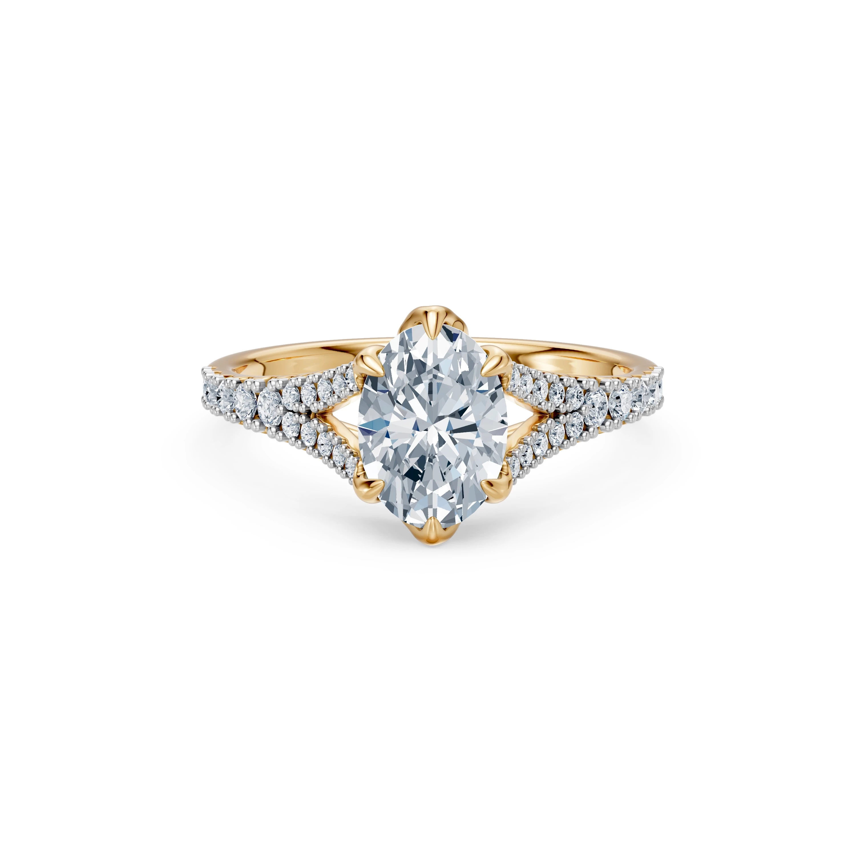 Bague Baiser Sincère Solitaire Éternité ovale 1,5 ct · 1,5 mm — vue 6