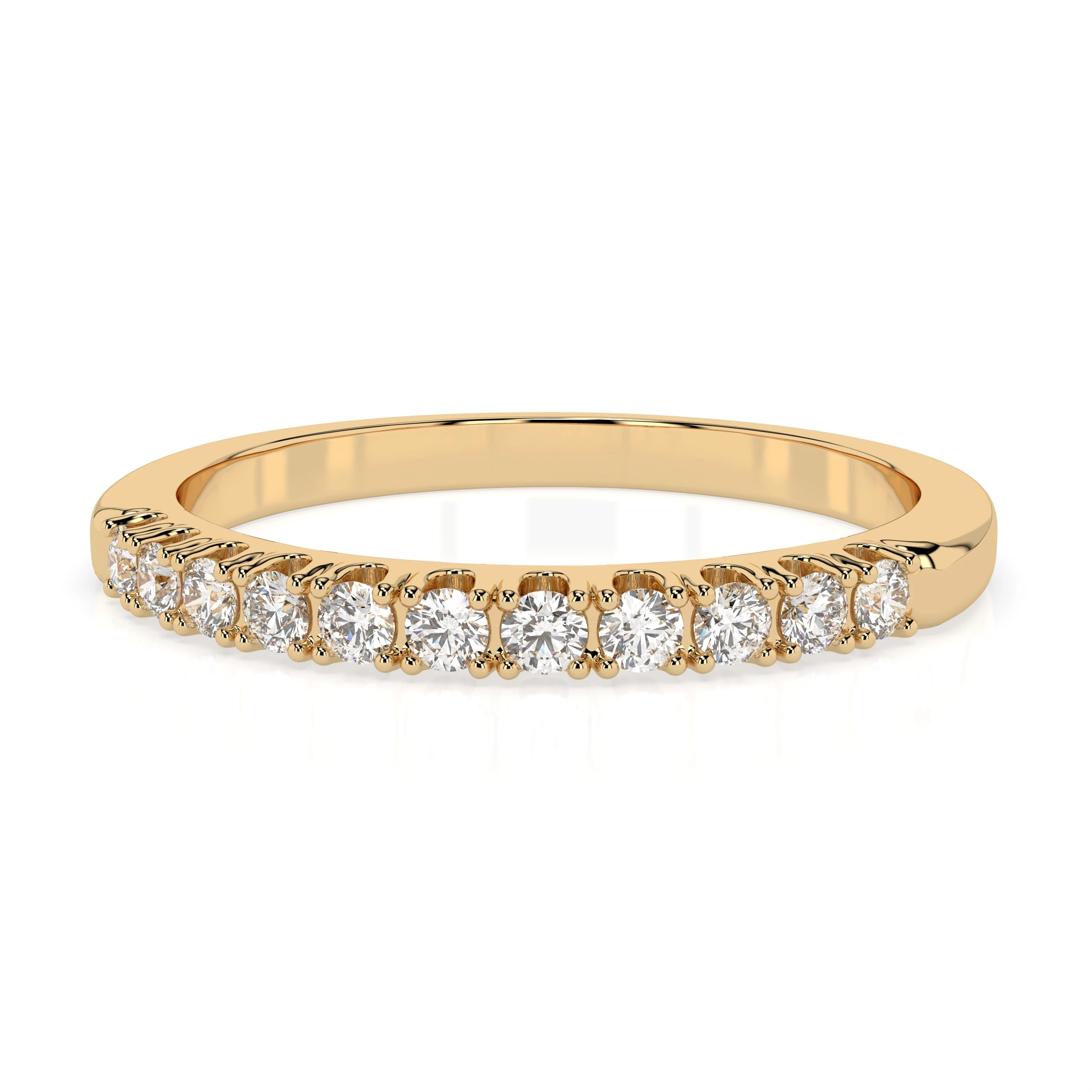 Bague Étreinte Divine Éternité ronde 0,22 ct — vue 6