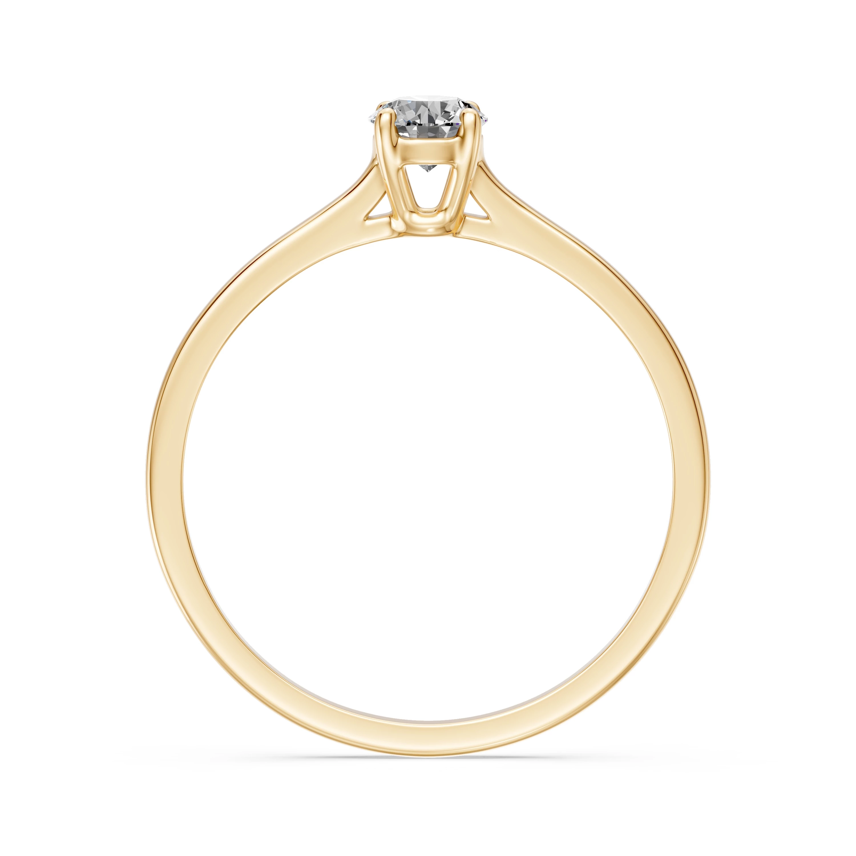 Bague Prestige Radieux Solitaire ronde 0,3 ct · 4,2 mm — vue 5