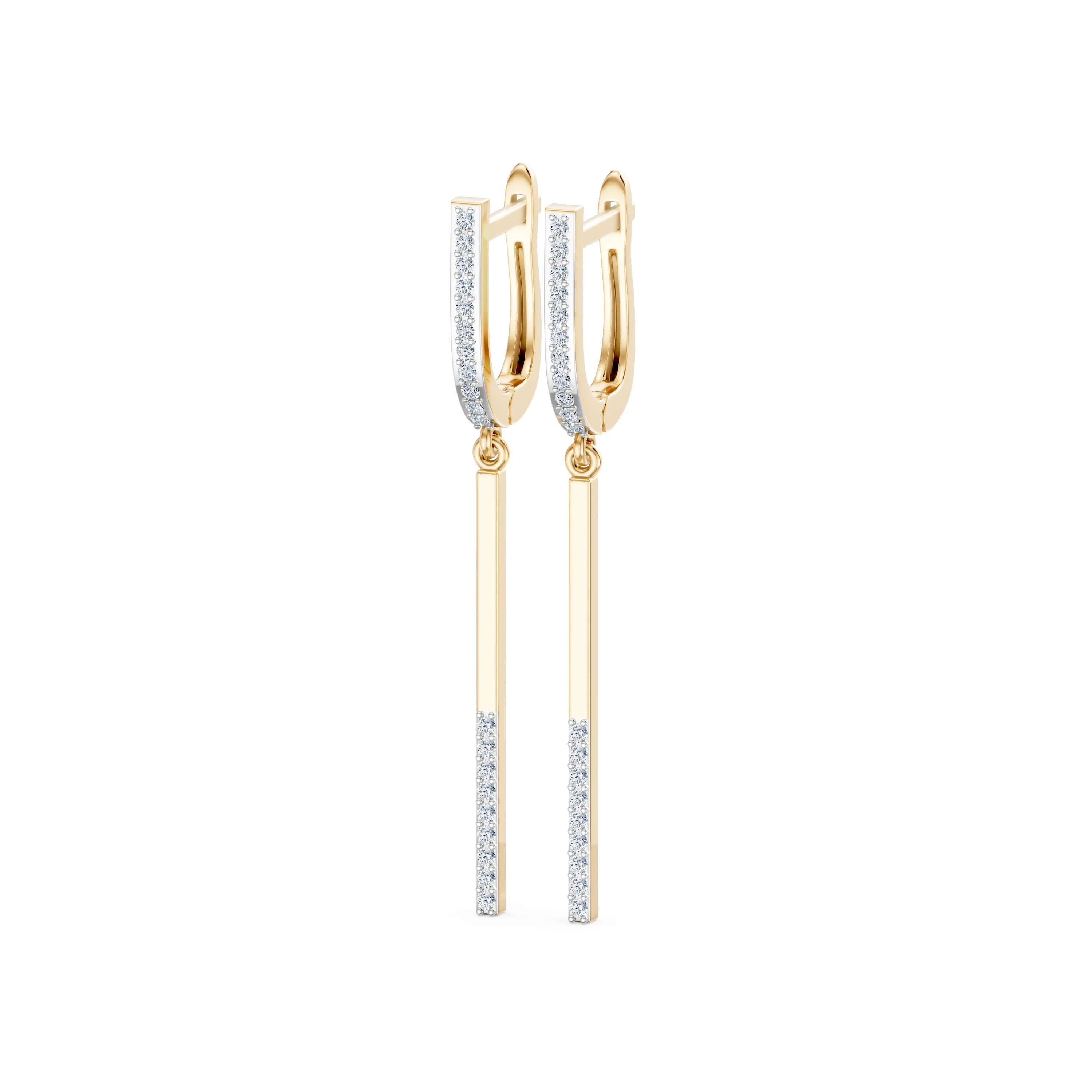 Boucles d'oreilles Tentation Précieuse Minimalisme 0,01 ct — vue 5