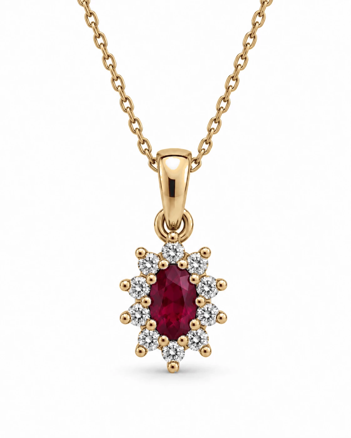 Collier Murmure Éblouissant Pierre Précieuse 0,26 ct — vue 3
