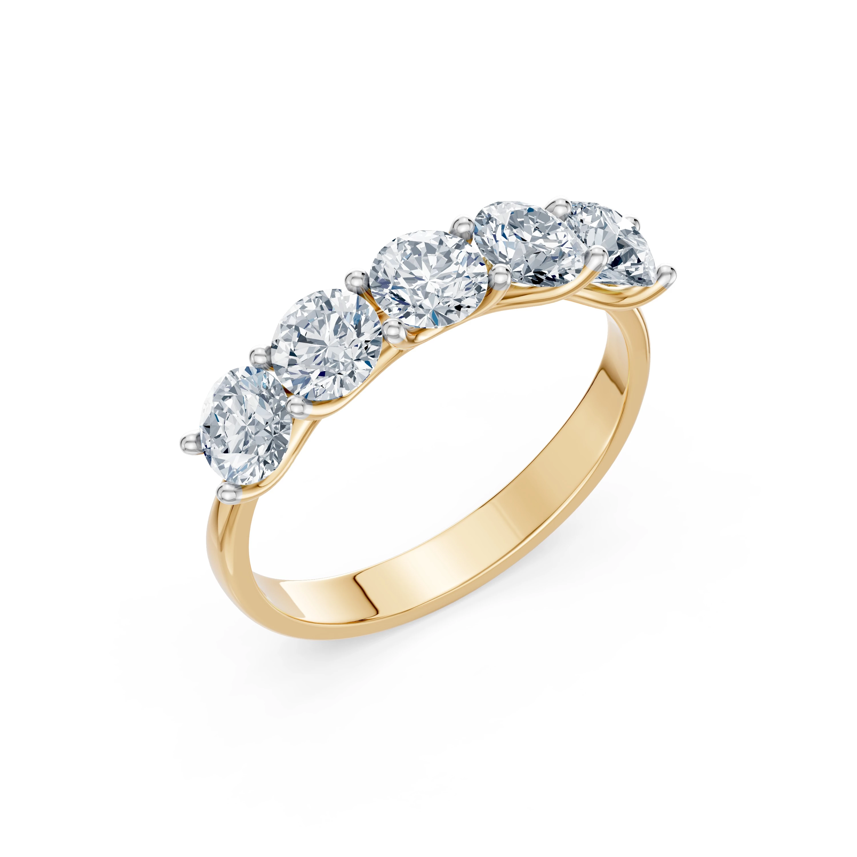 Bague Vœu Intemporel Éternité ronde 1,75 ct — vue 4