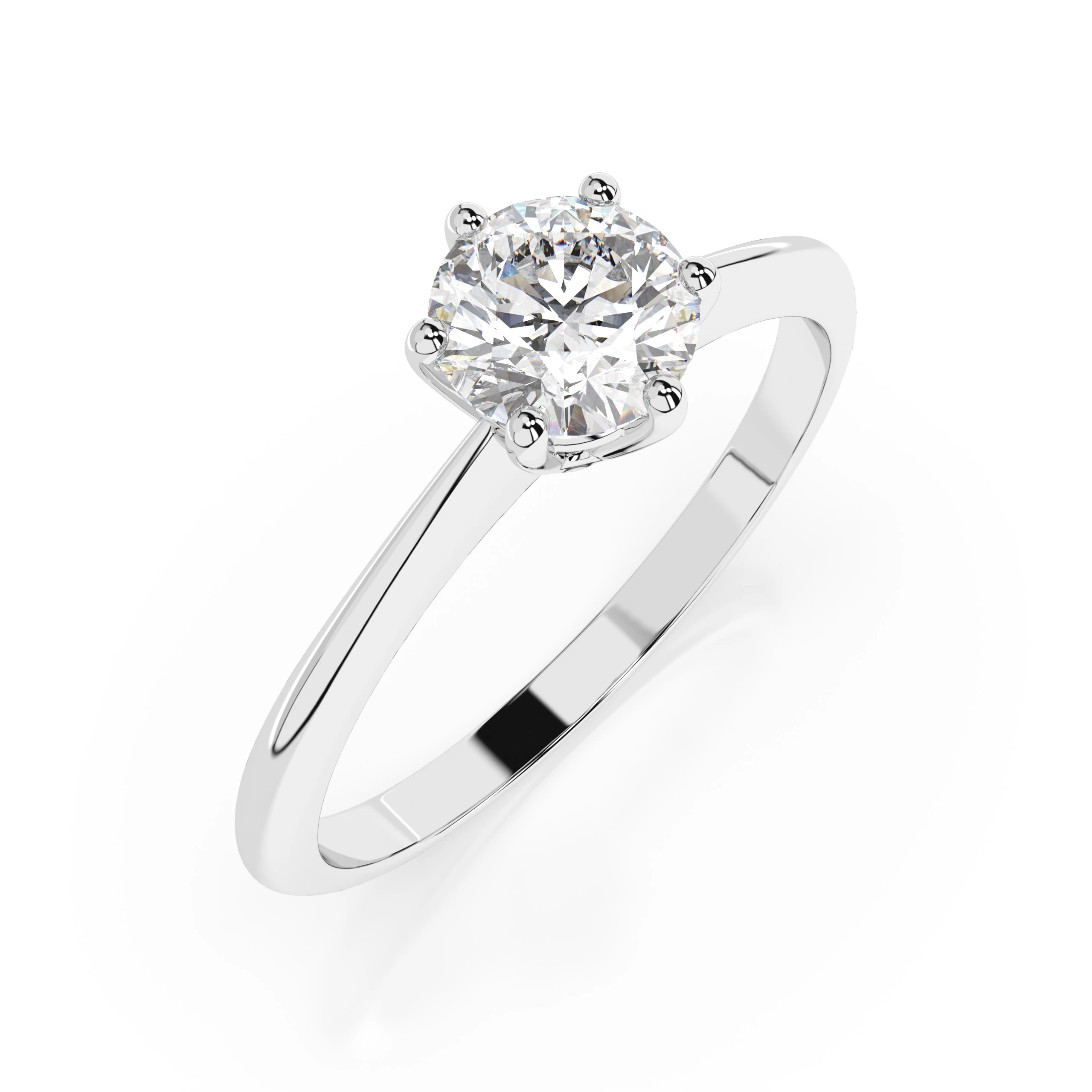 Bague Joyau Éblouissant Solitaire ronde 0,3 ct · 4,2 mm — vue 1