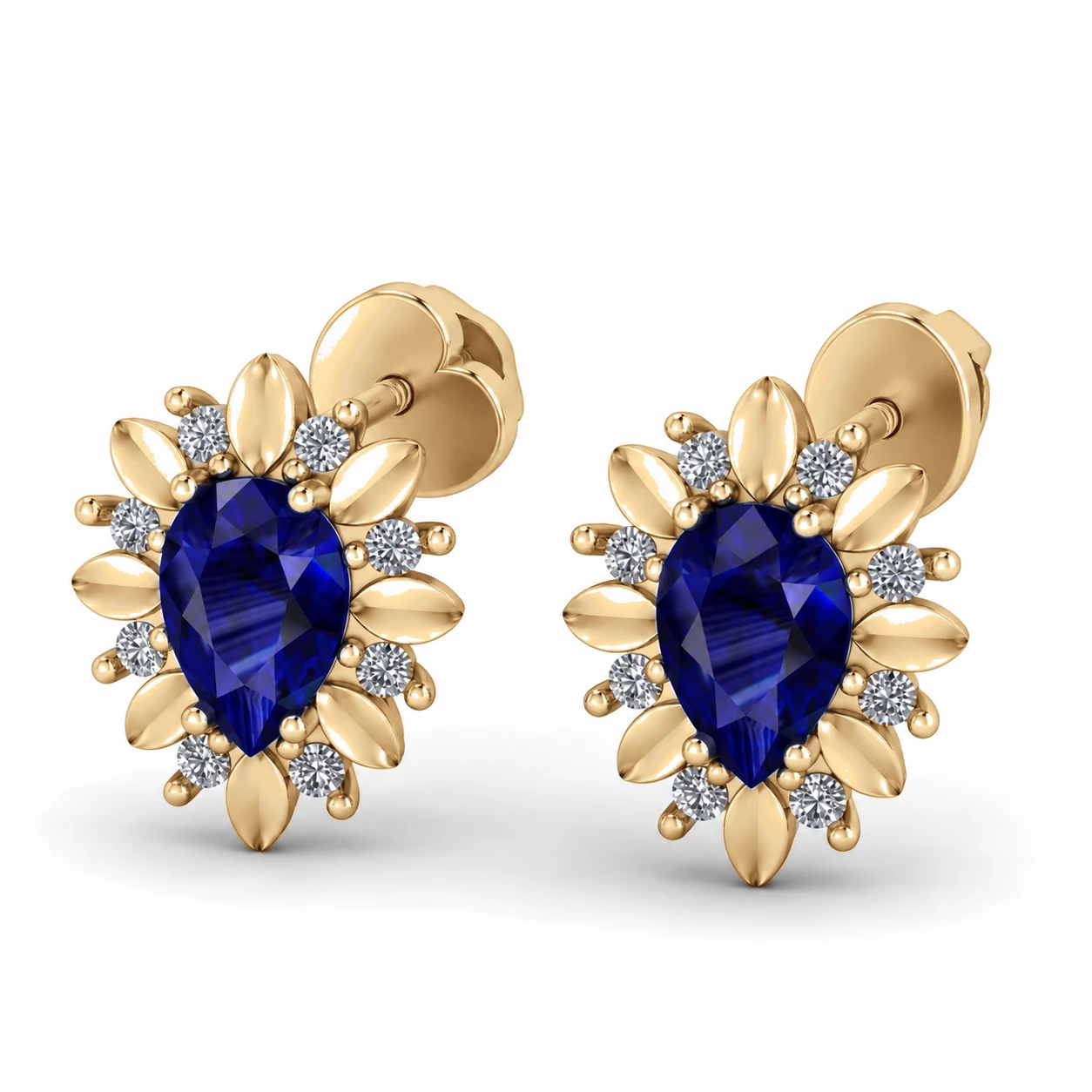 Boucles d'oreilles Nébuleuse Infinie Pierre Précieuse 1 ct — vue 8