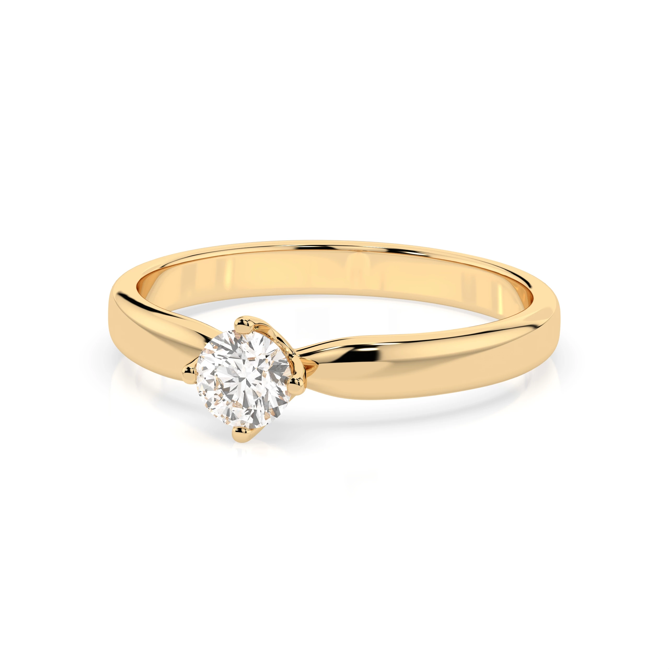 Bague Duchesse Éternelle Solitaire ronde 0,25 ct · 4,0 mm — vue 6