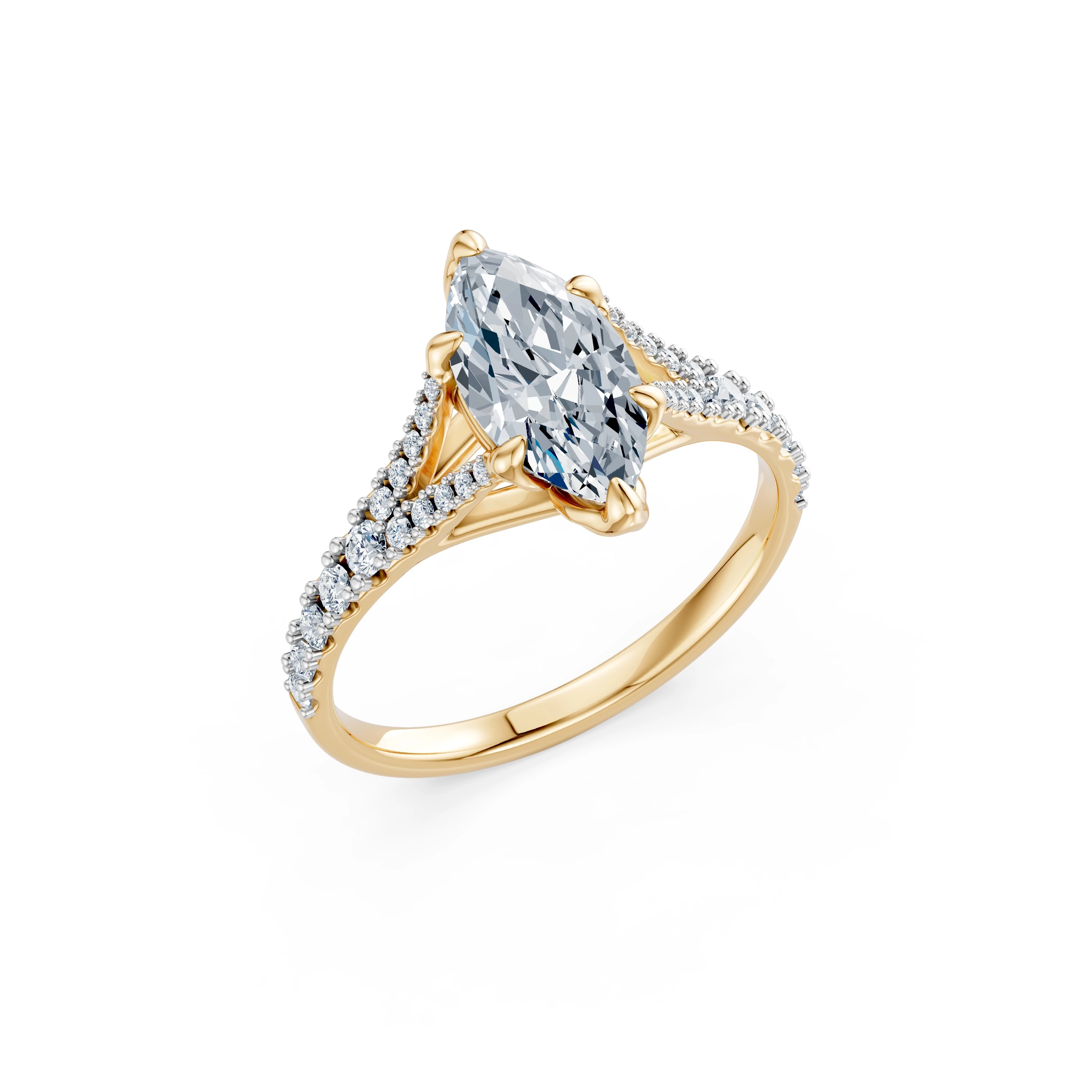 Bague Passion Éblouissante Solitaire Éternité marquise 1,5 ct · 1,5 mm — vue 4