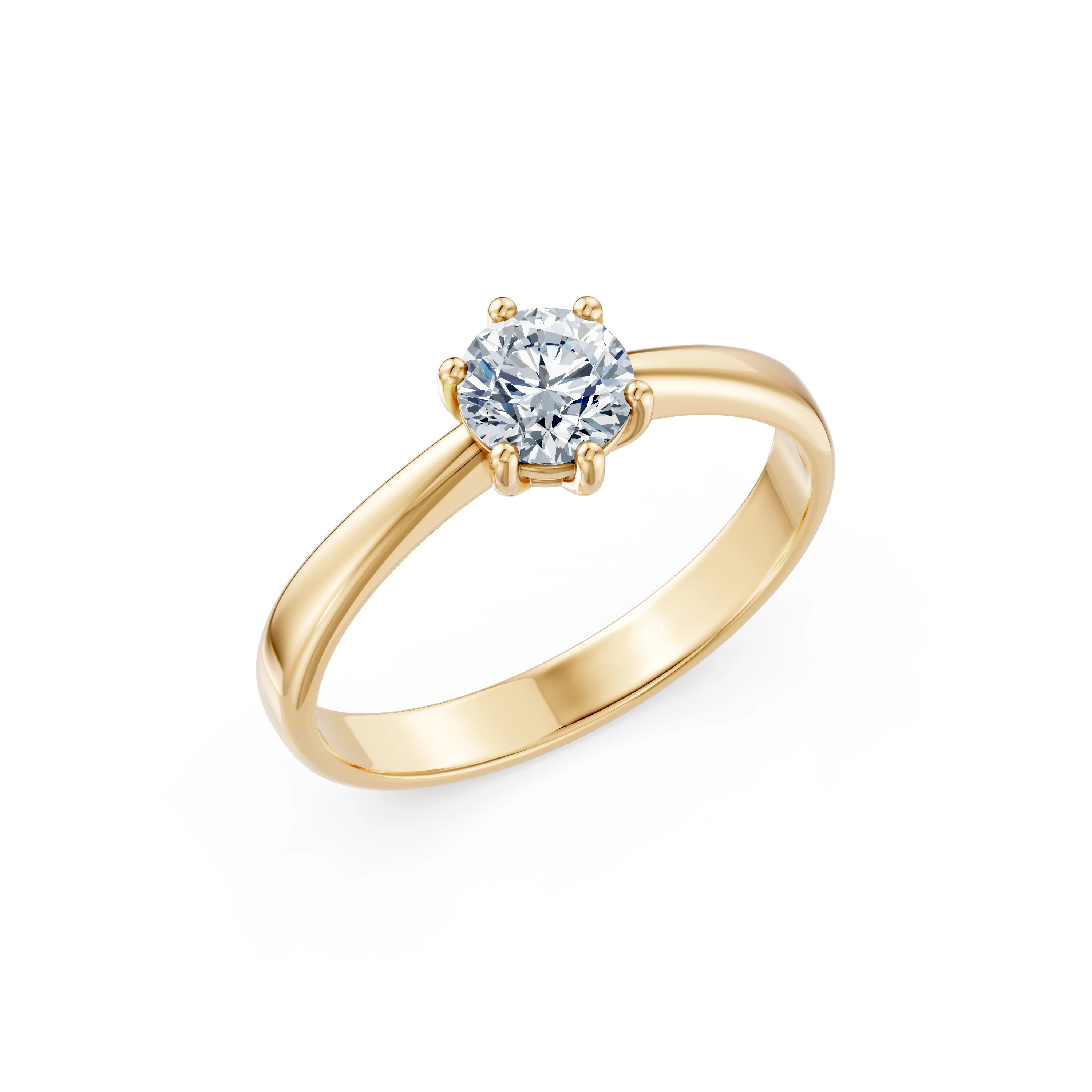 Bague Noblesse Précieuse Solitaire 0,7 ct · 5,7 mm — vue 4