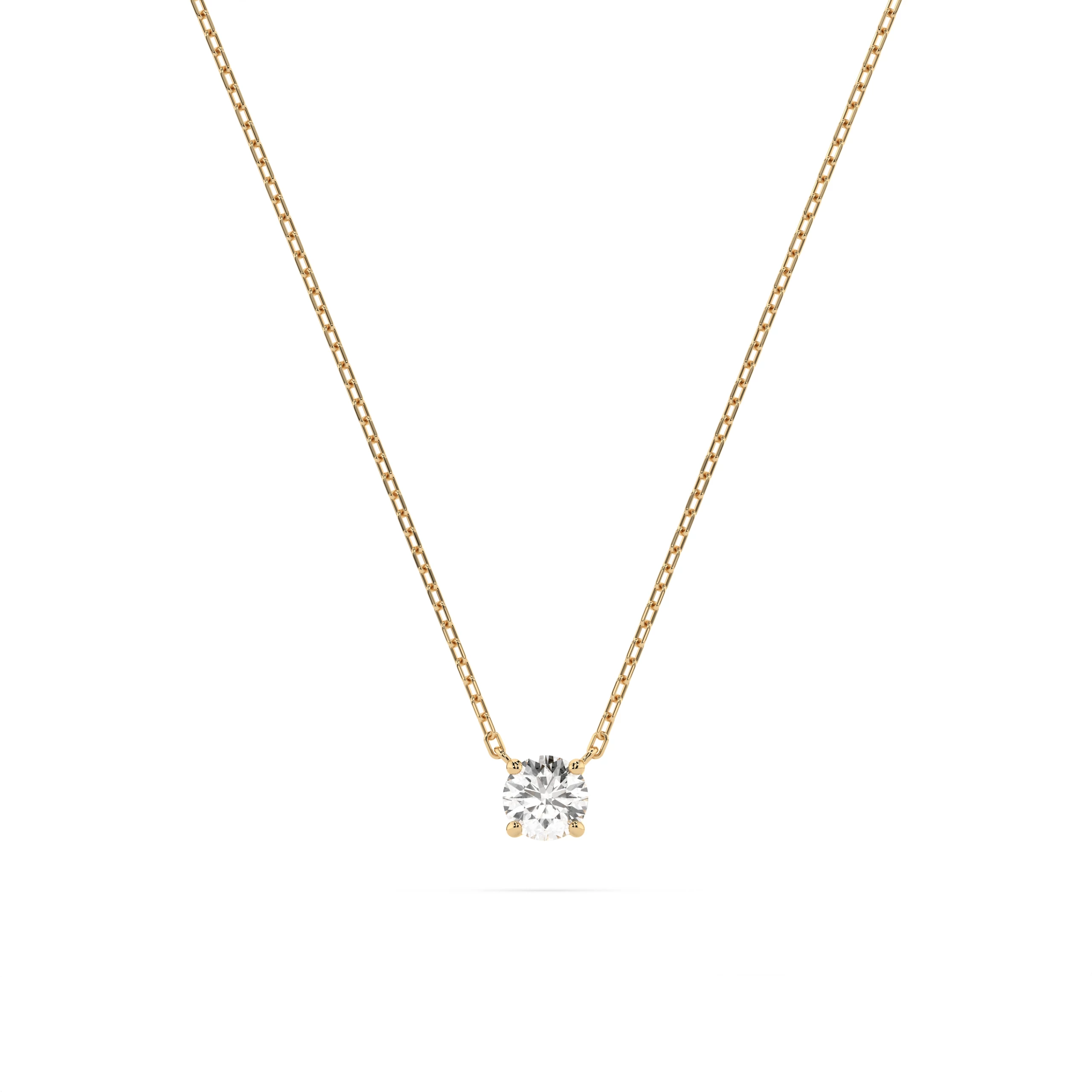 Collier Lune Sublime Solitaire ronde 0,1 ct · 3,0 mm — vue 6