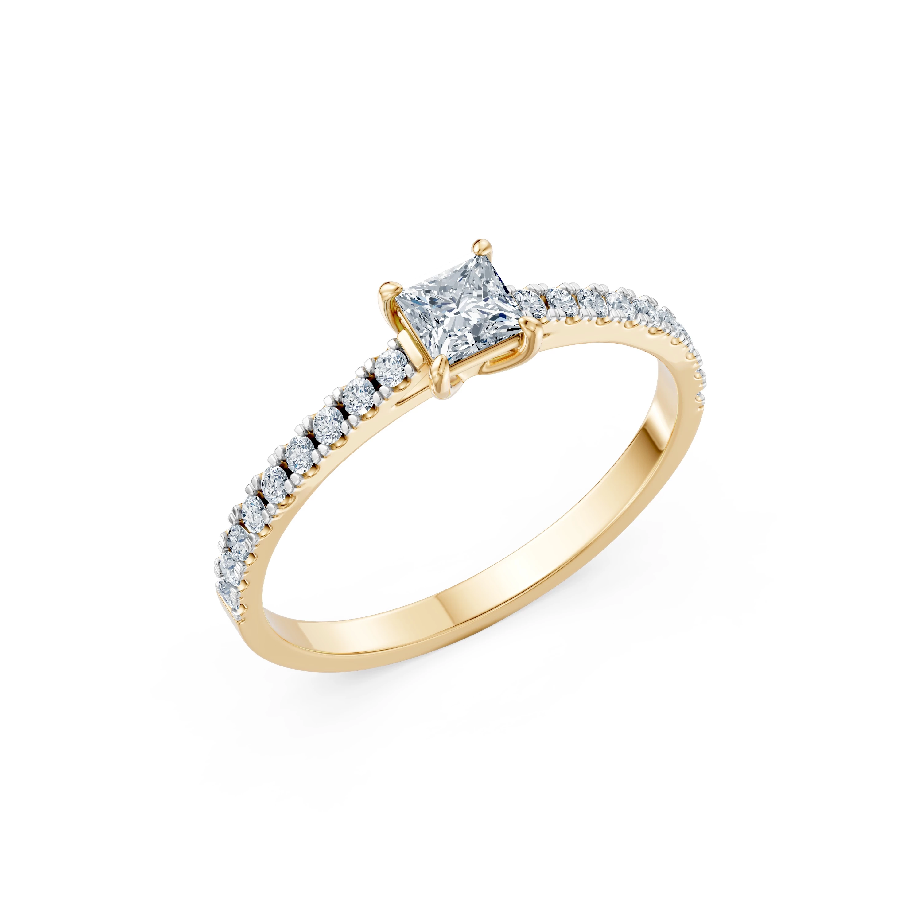 Bague Idylle Radieuse Solitaire Éternité 0,3 ct — vue 4