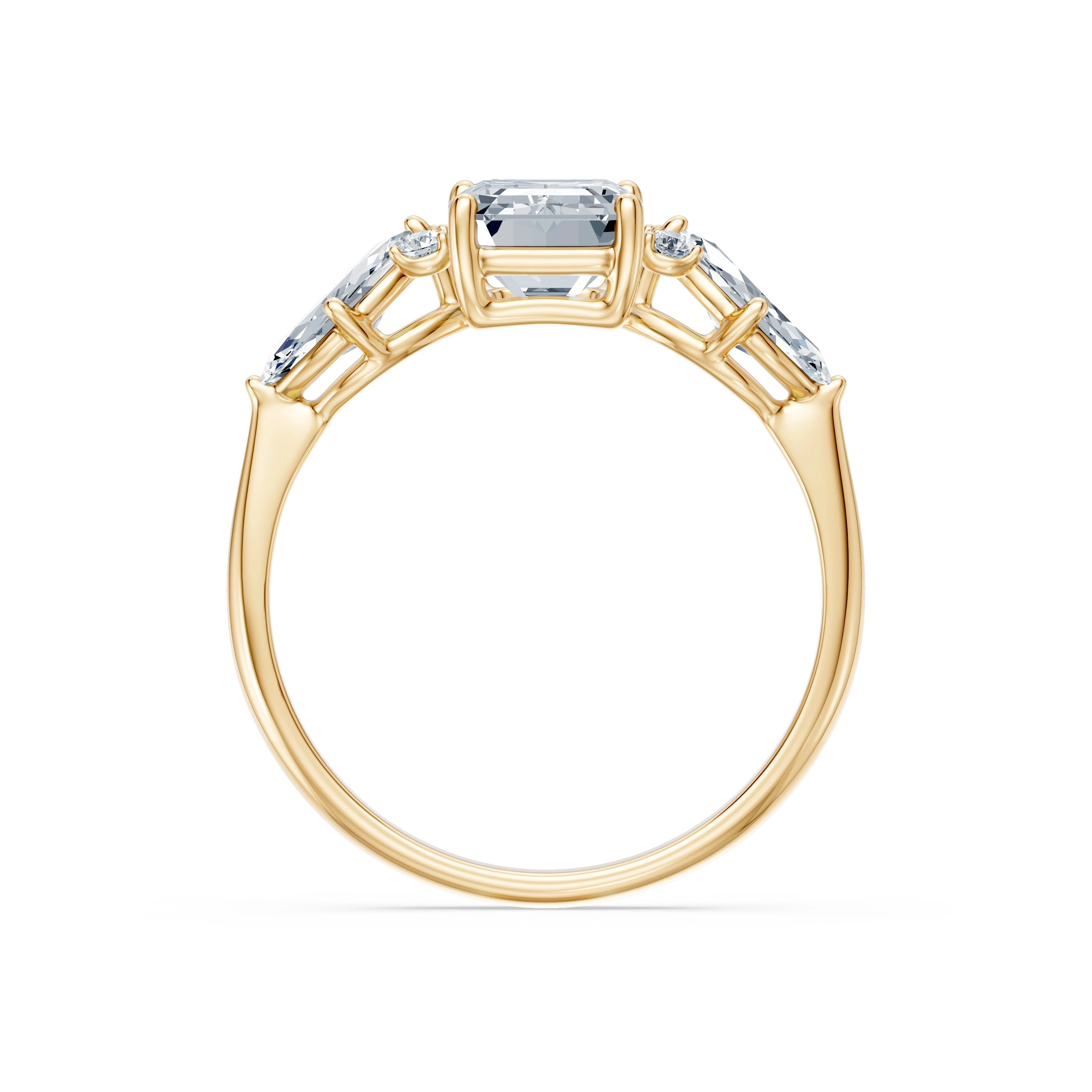 Bague Murmure Lumineux Solitaire Éternité émeraude 2 ct · 2,0 mm — vue 5