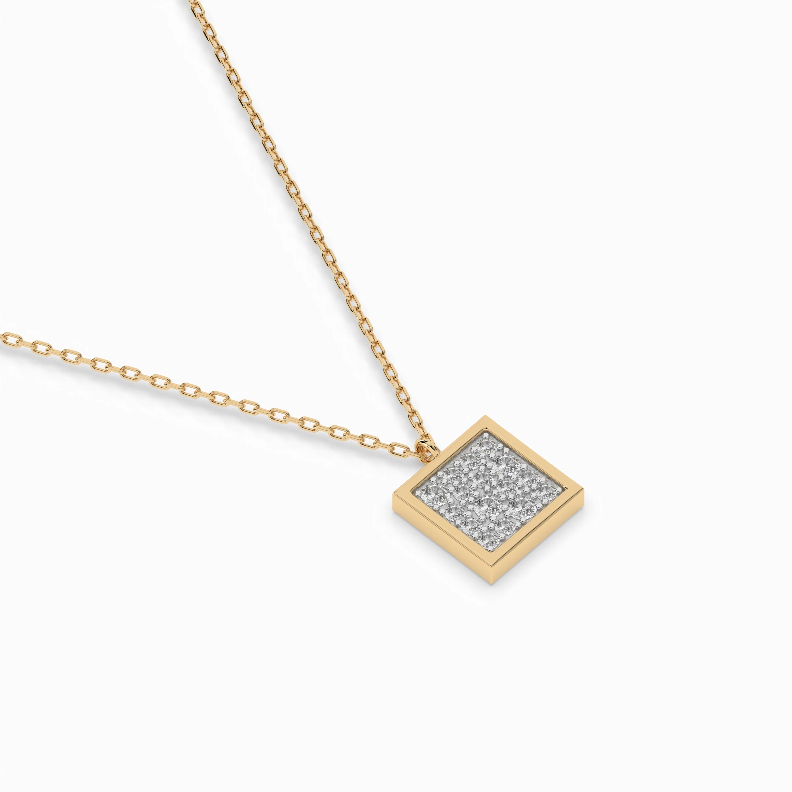 Collier Reflet Céleste Illusion ronde 0,07 ct — vue 6