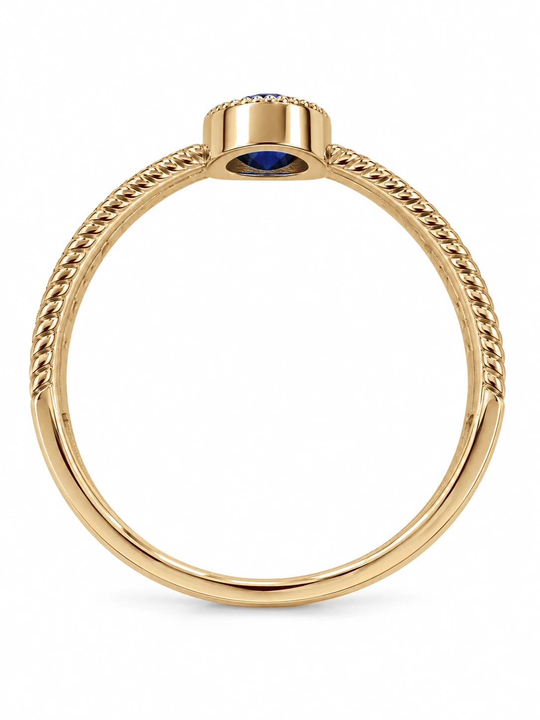 Bague Étoile Impériale Pierre Précieuse ovale 0,56 ct — vue 8