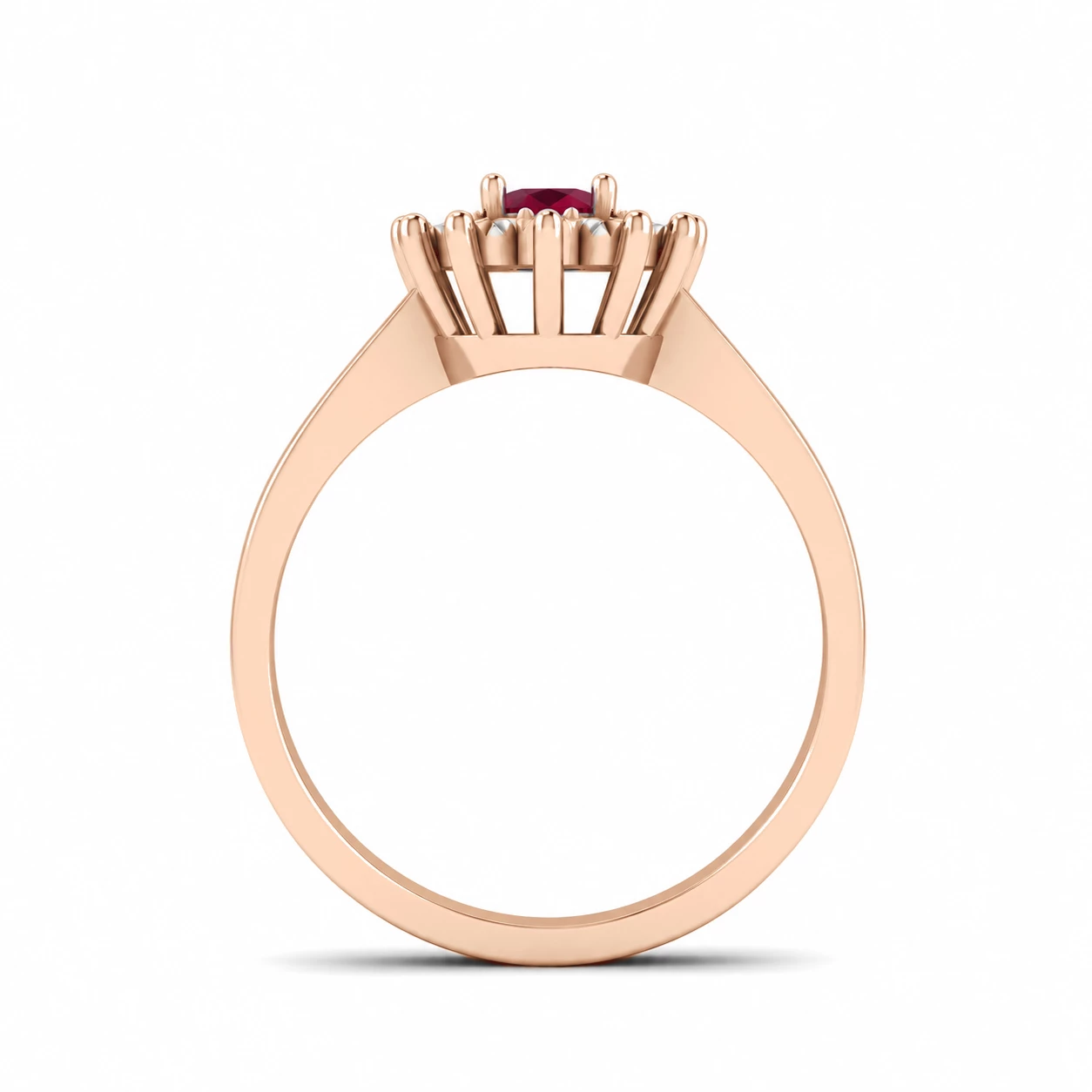 Bague Idylle Lumineuse Pierre Précieuse ovale 0,63 ct — vue 1