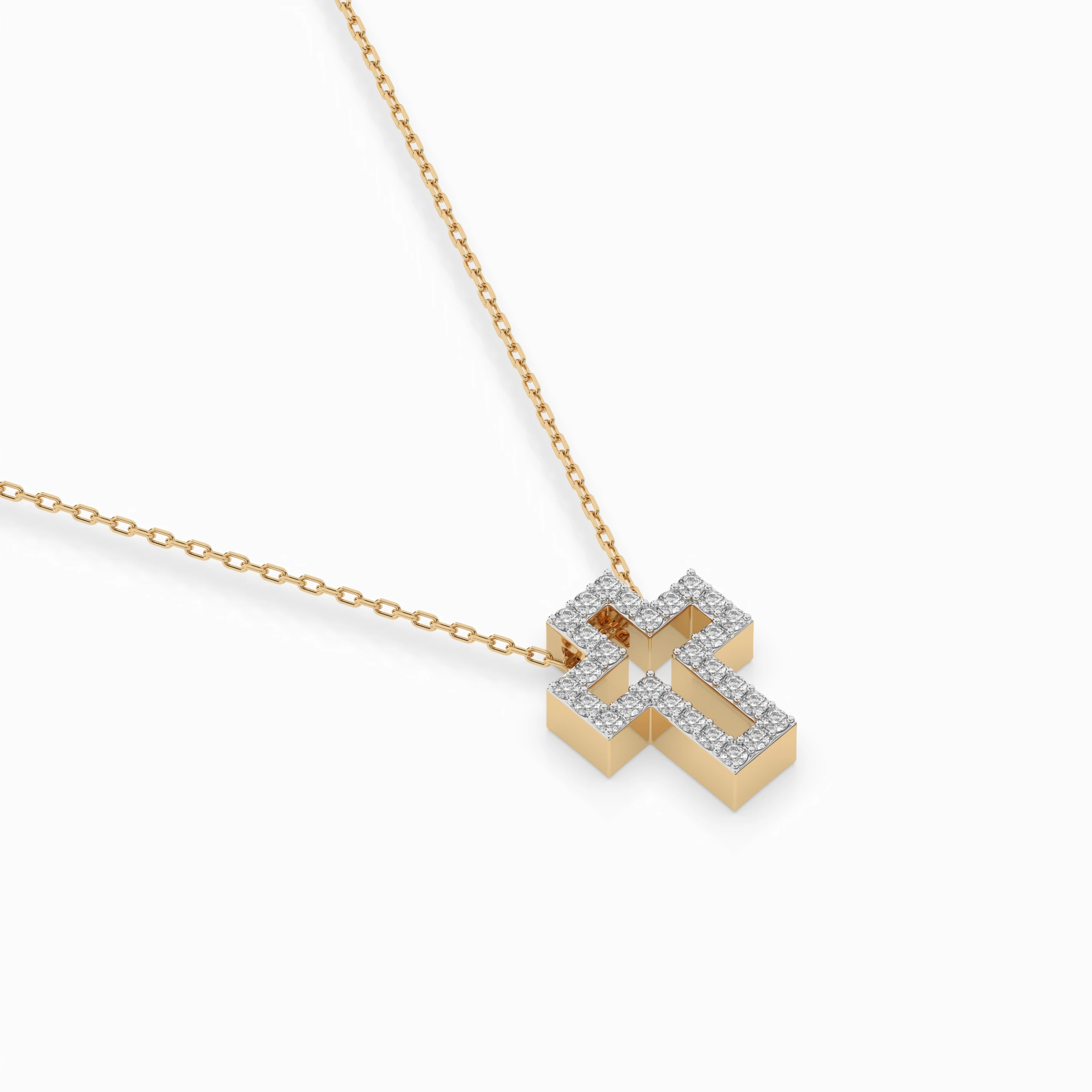 Collier Merveille Sublime Minimalisme ronde 0,17 ct — vue 6