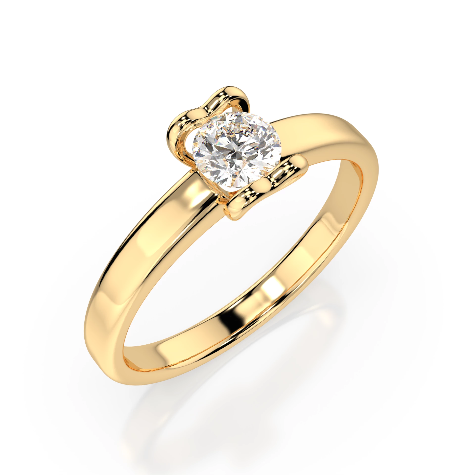 Bague Grandeur Sublime Solitaire ronde 0,3 ct · 4,2 mm — vue 4