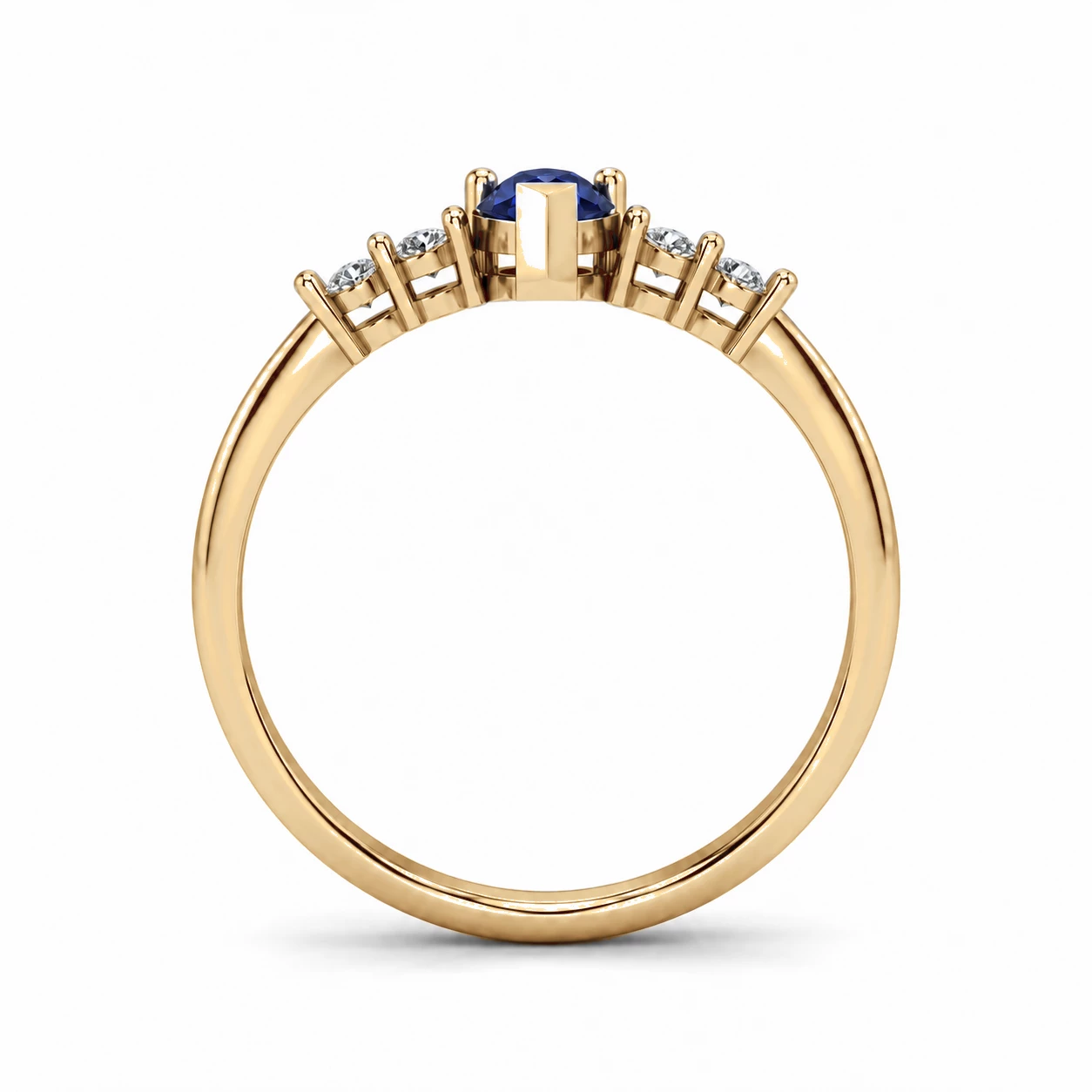 Bague Astre Éternel Pierre Précieuse poire 0,5 ct — vue 8