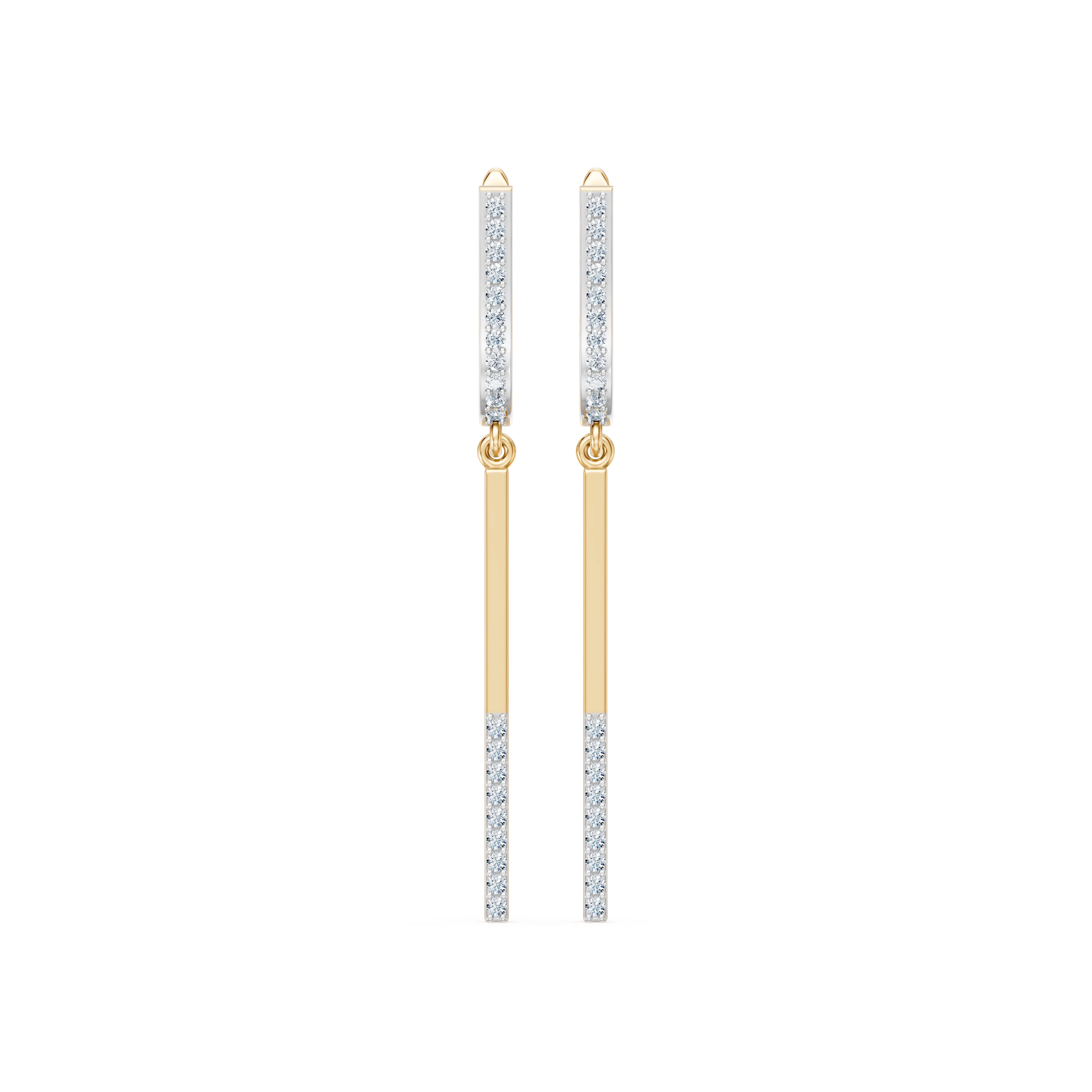 Boucles d'oreilles Tentation Précieuse Minimalisme 0,01 ct — vue 4