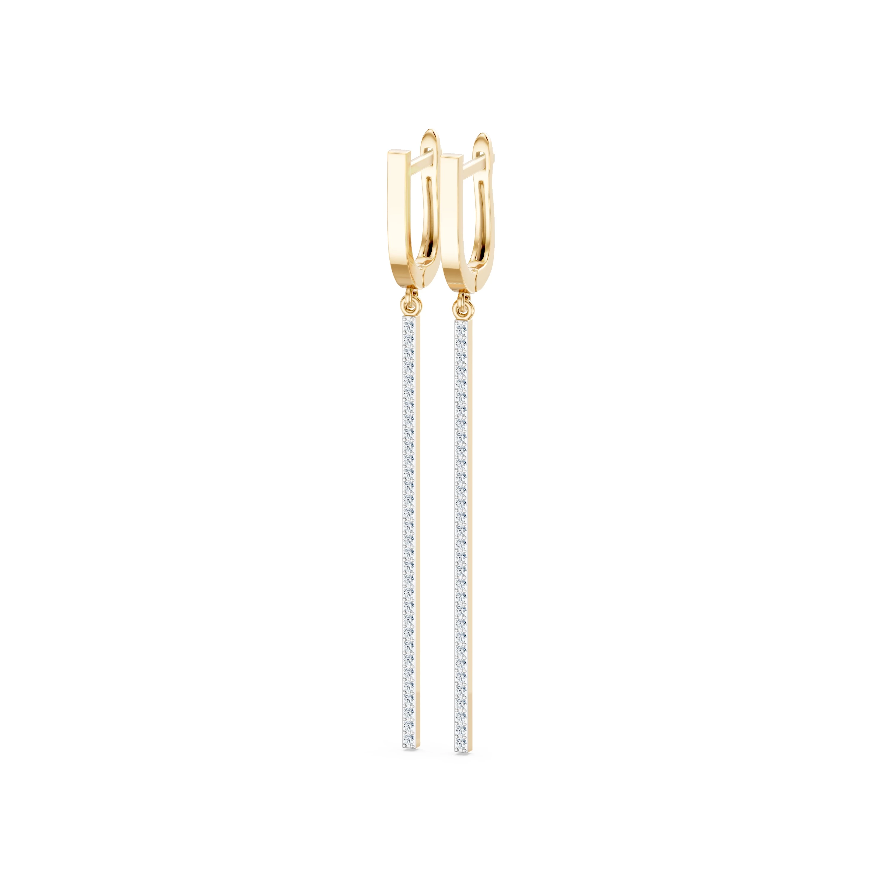 Boucles d'oreilles Rareté Rare Minimalisme 0,01 ct — vue 5