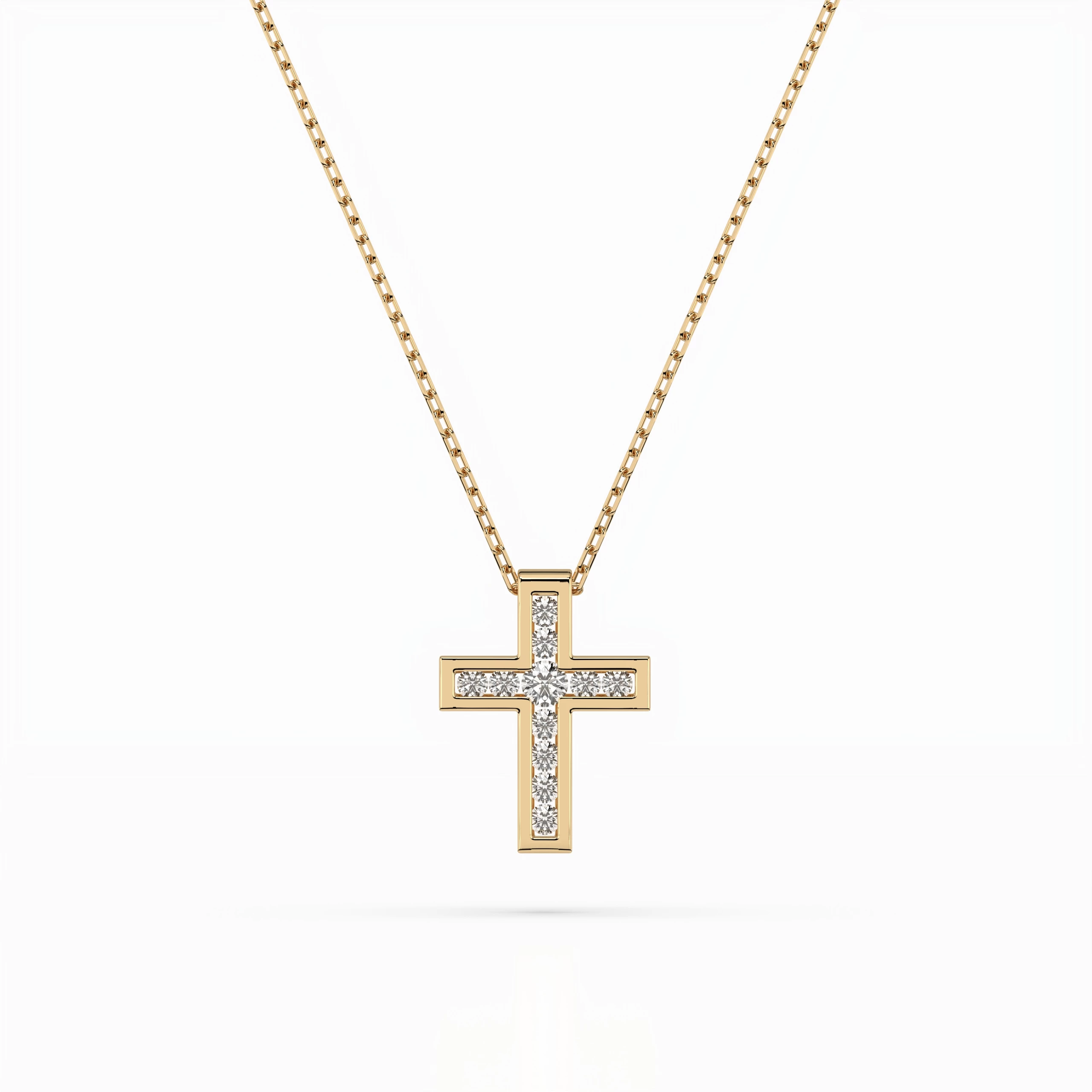 Collier Séduction Nocturne Minimalisme ronde 0,03 ct — vue 4