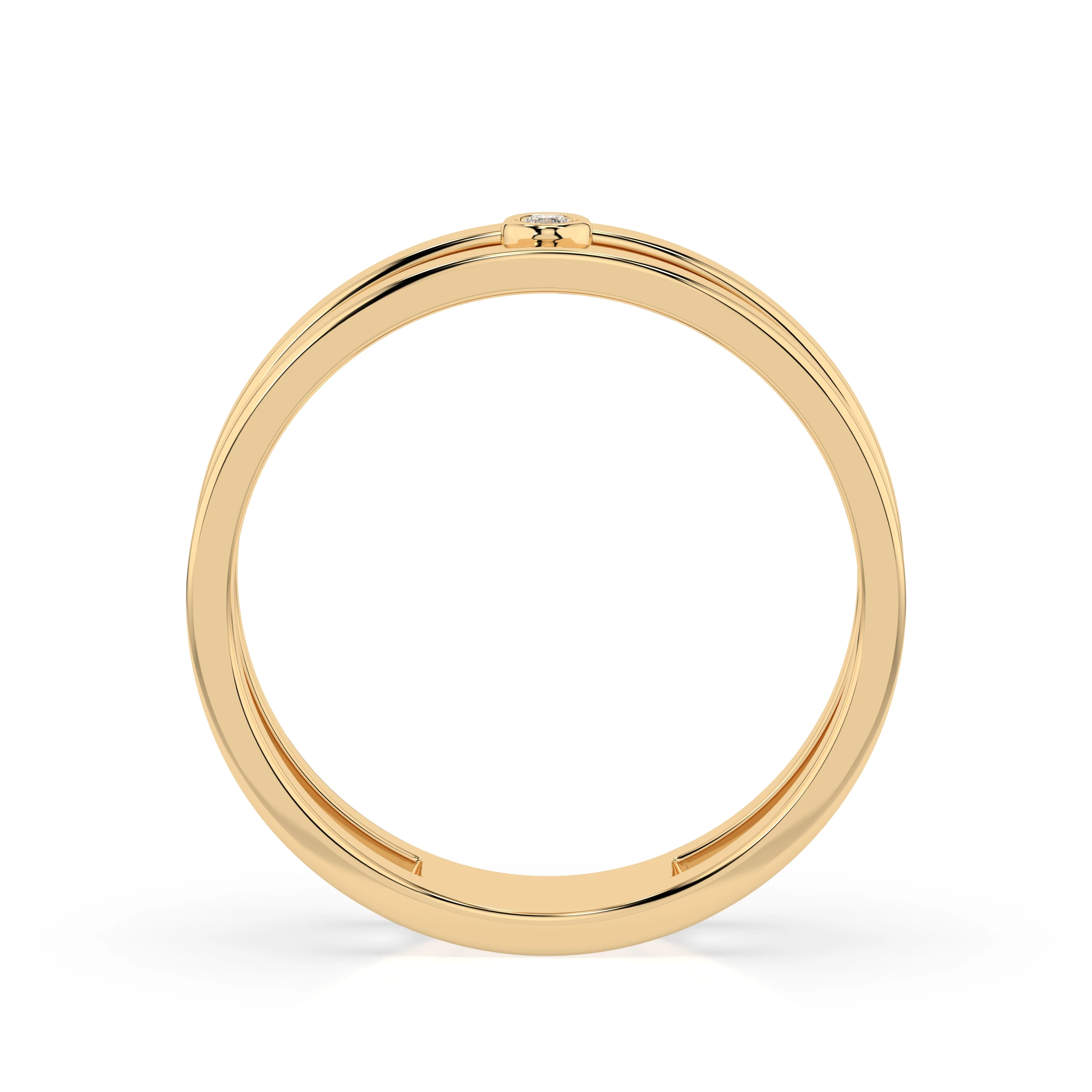 Bague La Grande Dame Minimalisme ronde 0,02 ct — vue 5