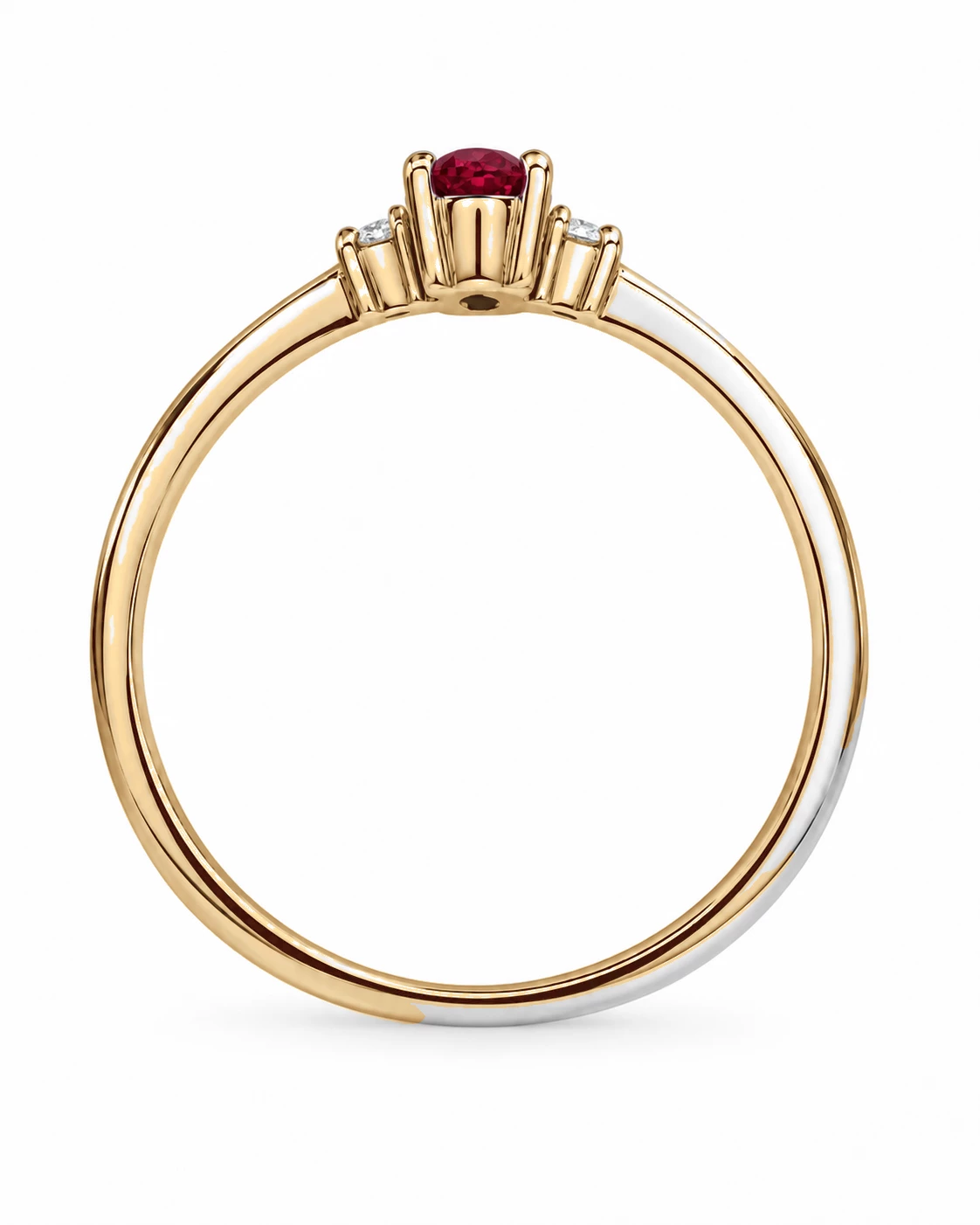 Bague Étreinte Intemporelle Pierre Précieuse 0,26 ct — vue 8