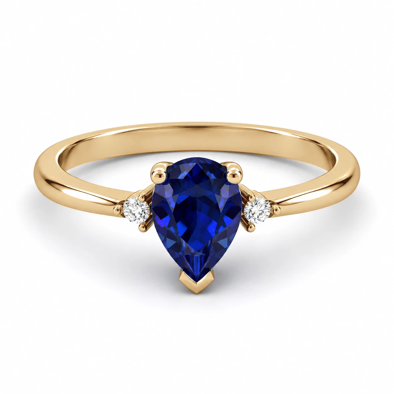 Bague Constellation Argentée Pierre Précieuse poire 0,79 ct — vue 9