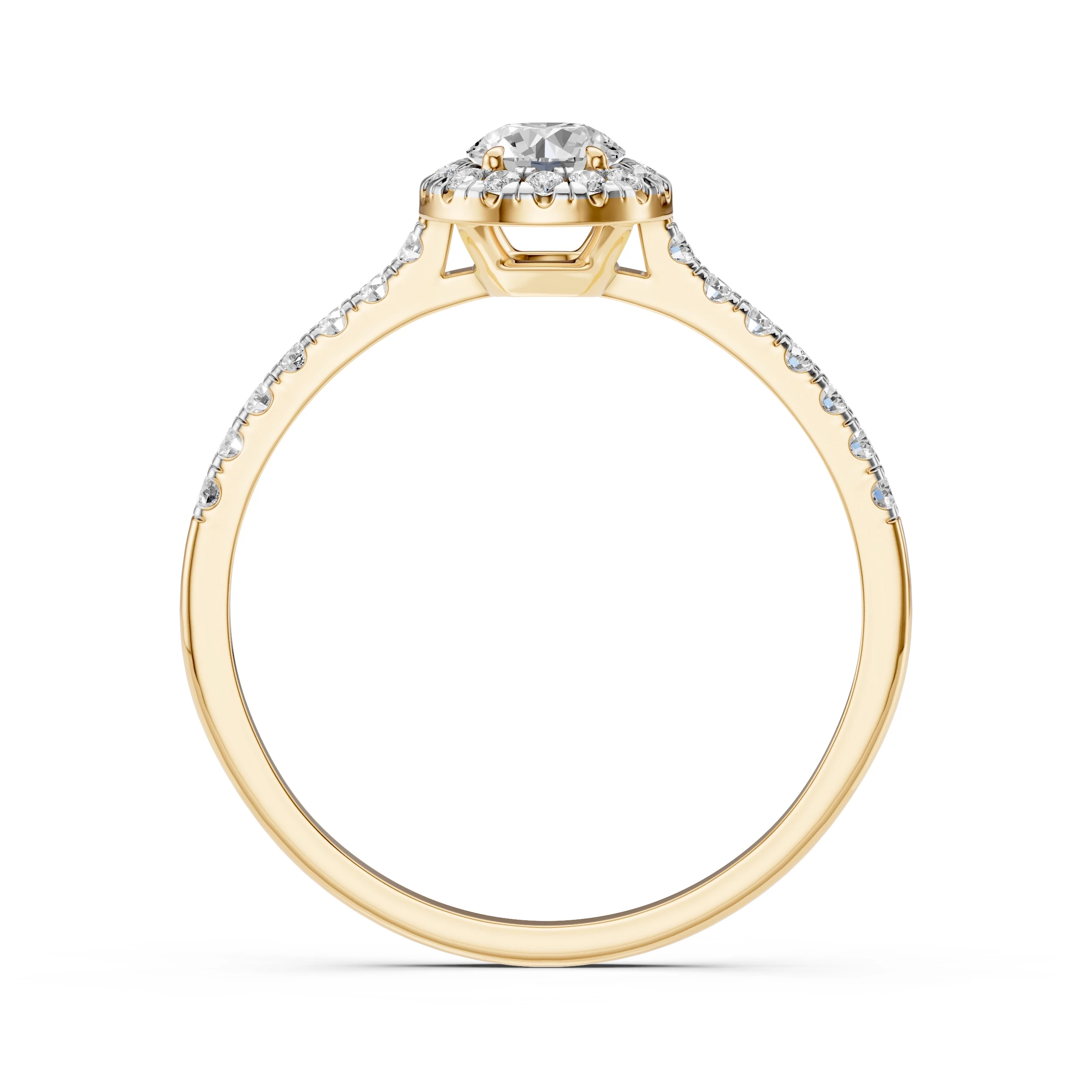 Bague Désir Infini Solitaire Éternité ronde 0,35 ct · 4,5 mm — vue 5