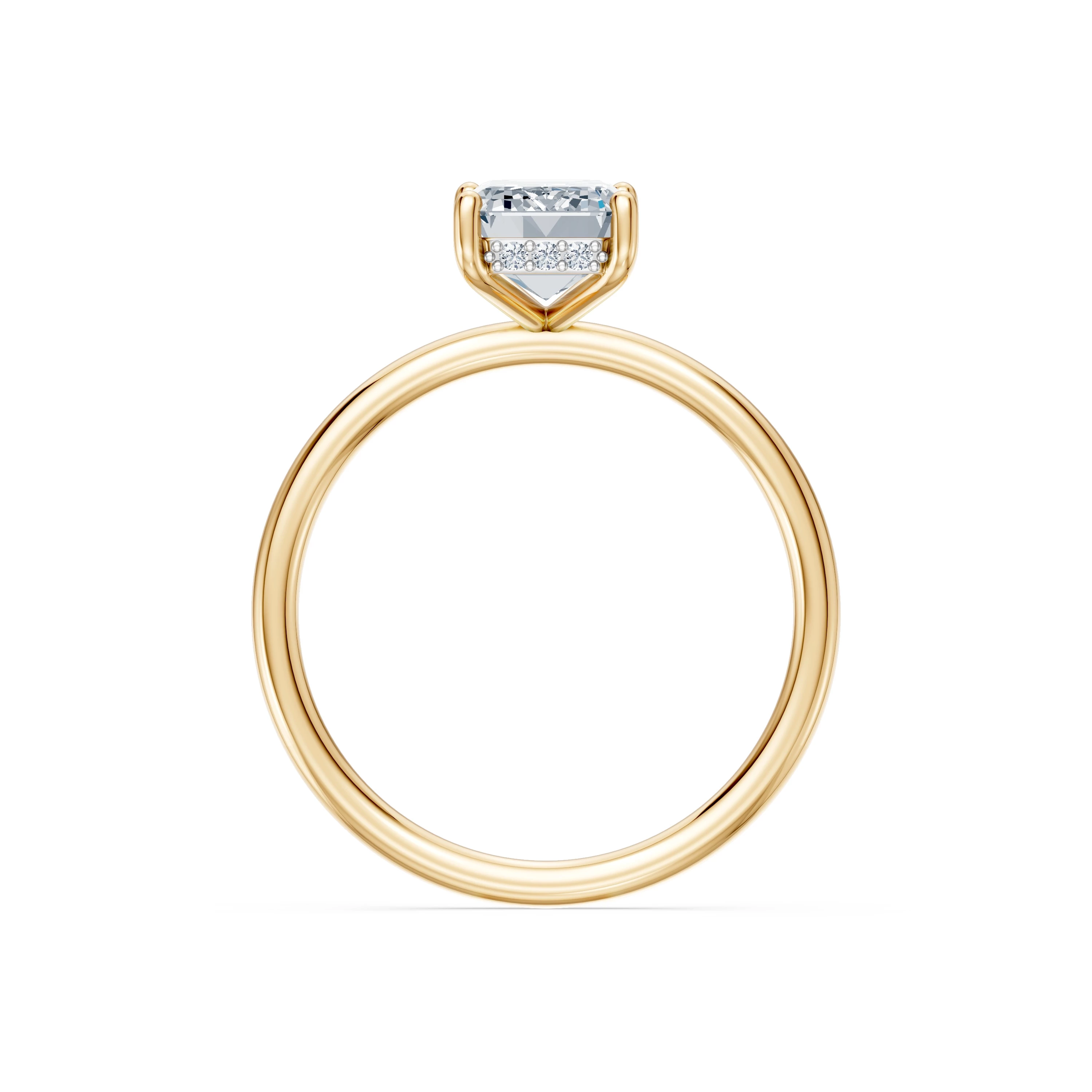 Bague Savoir-Faire Raffiné Solitaire émeraude 2 ct · 2,0 mm — vue 5