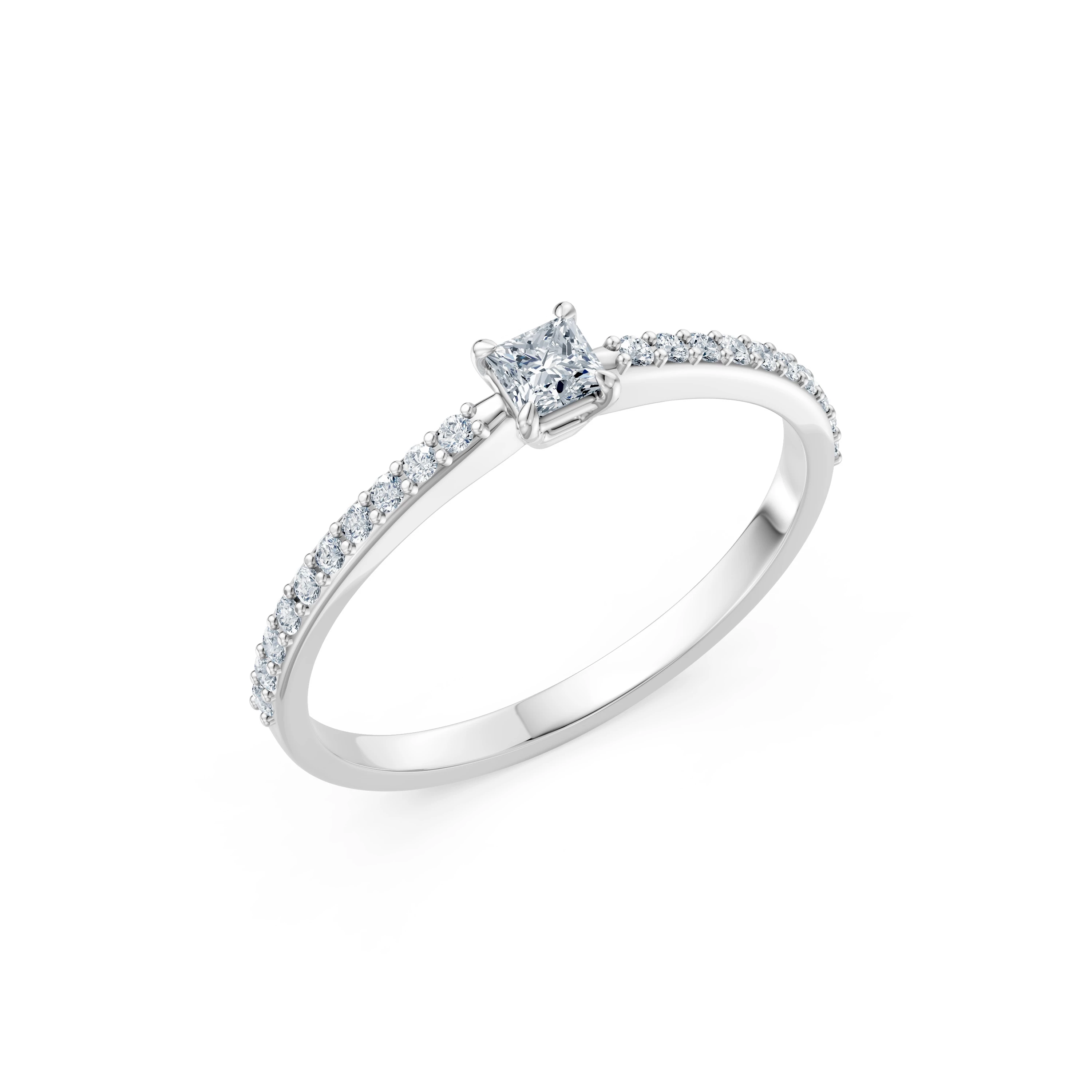 Bague Règne Éternel Solitaire 0,17 ct · 3,0 mm — vue 1