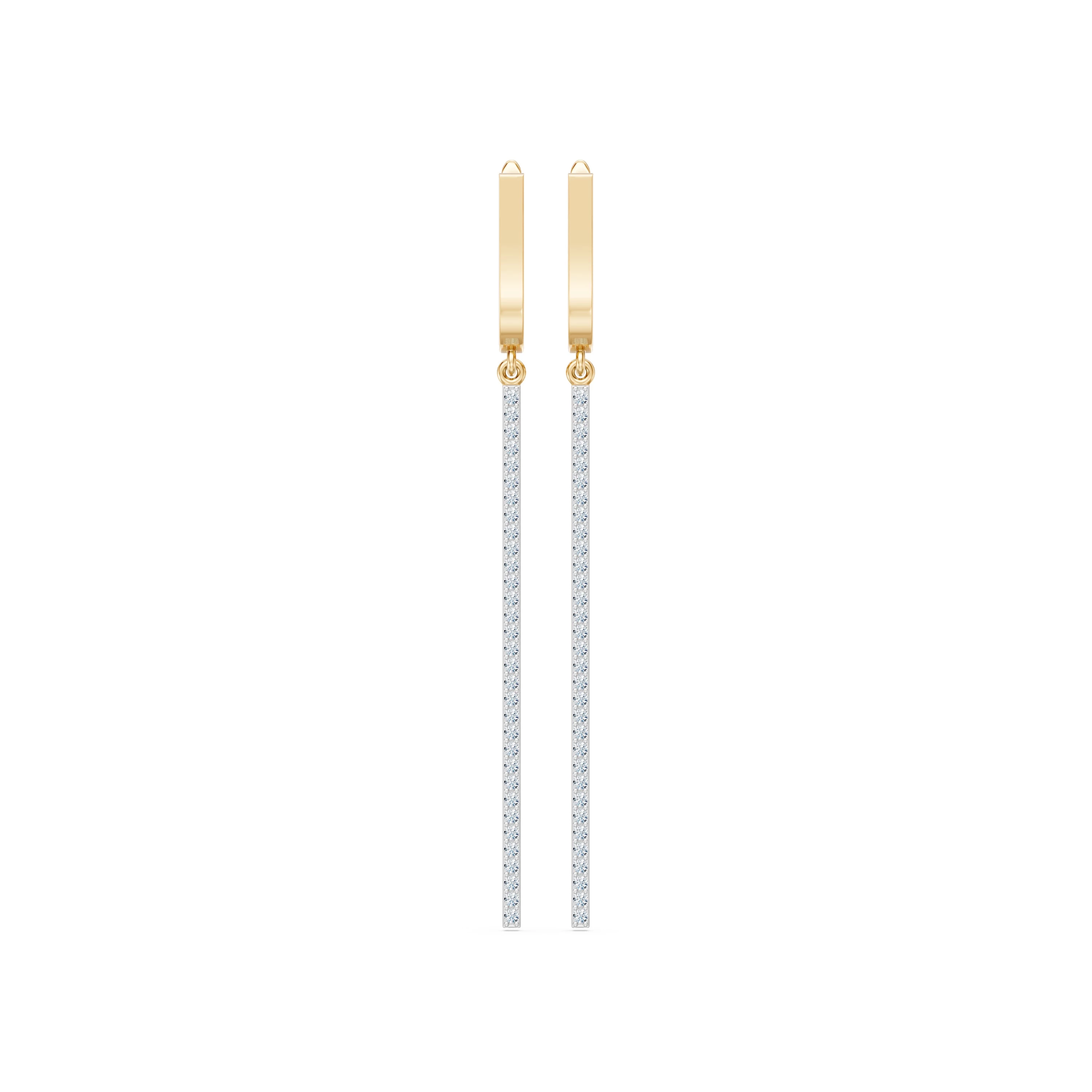 Boucles d'oreilles Rareté Rare Minimalisme 0,01 ct — vue 4