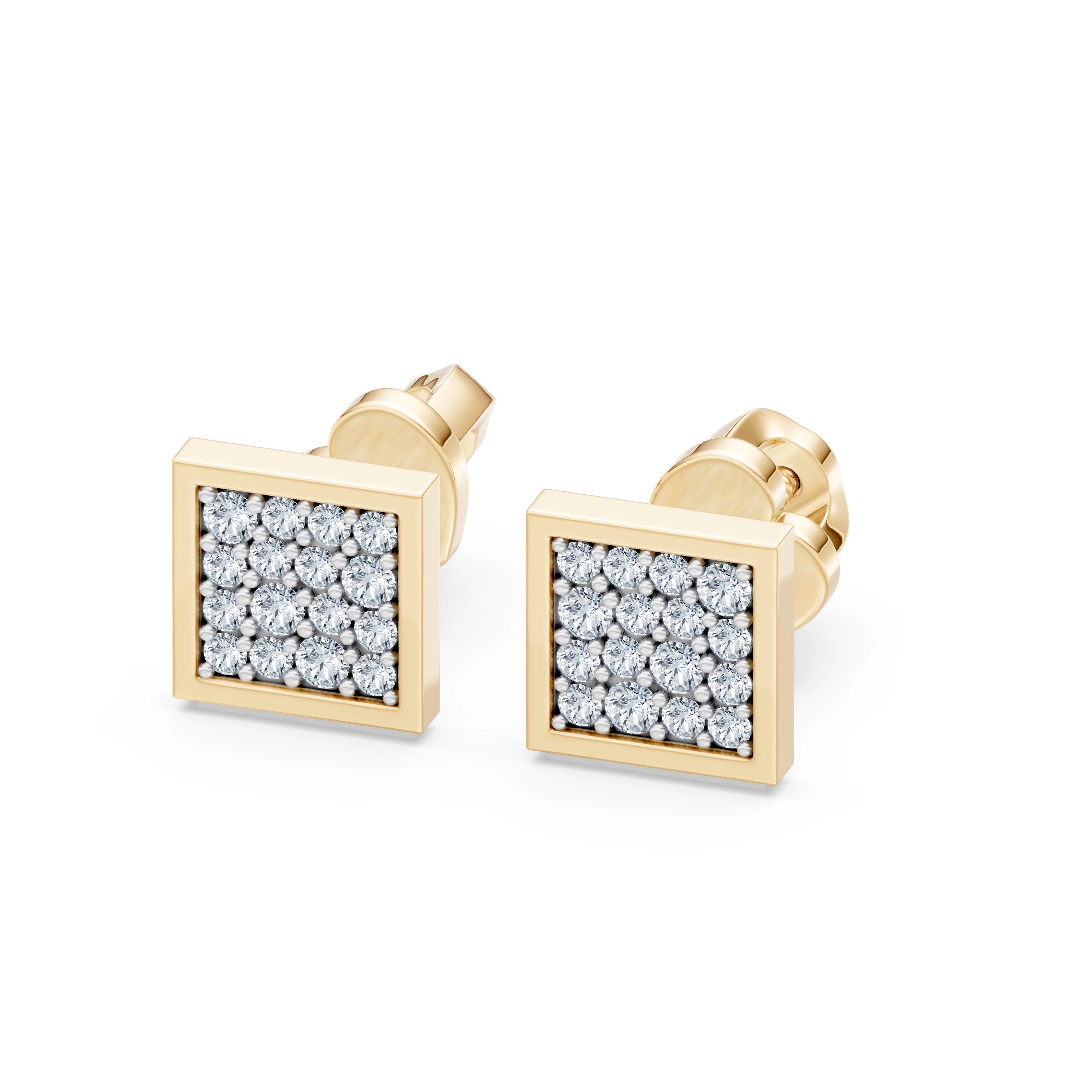 Boucles d'oreilles Nuit Impériale Minimalisme 0,01 ct — vue 5