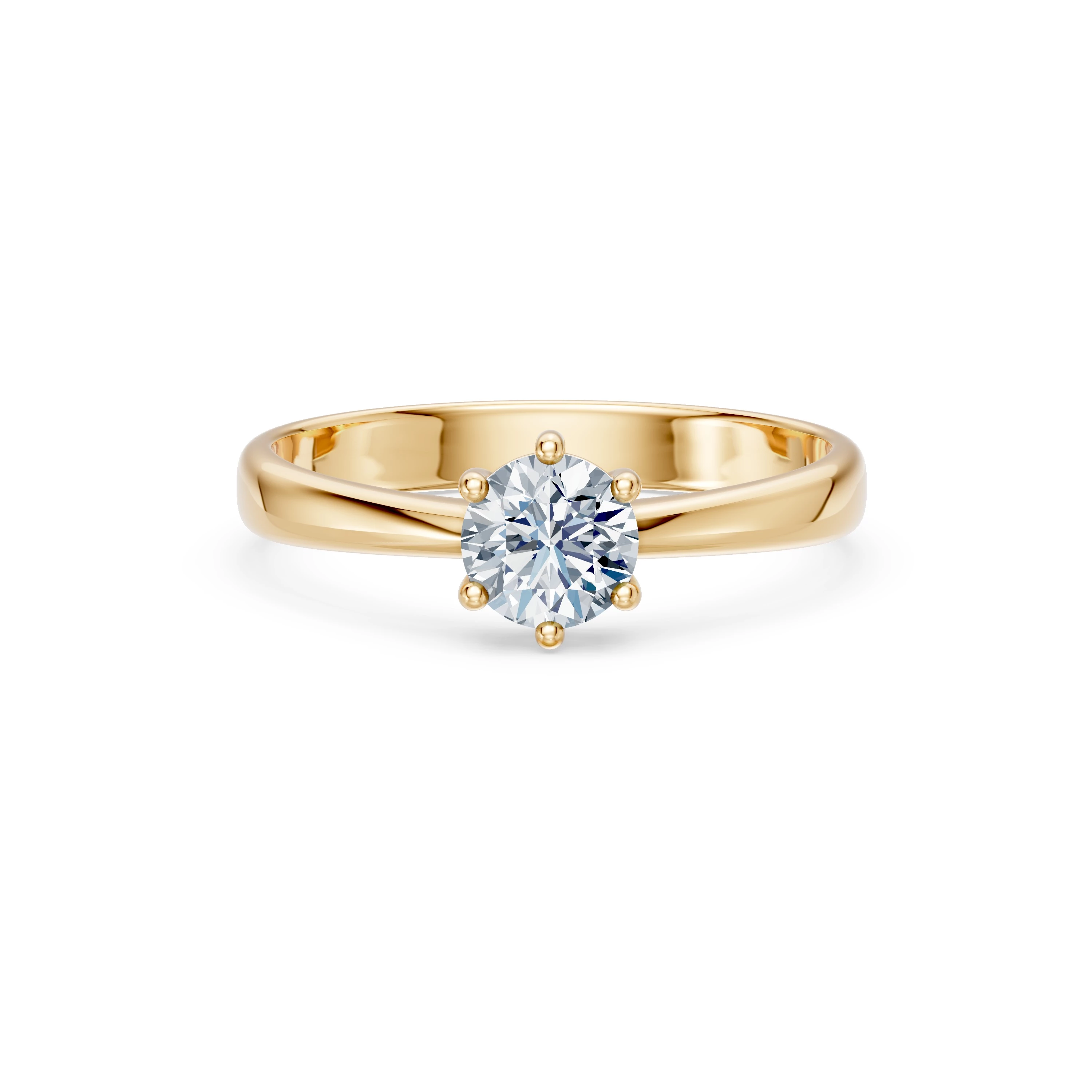 Bague Noblesse Précieuse Solitaire 0,7 ct · 5,7 mm — vue 6