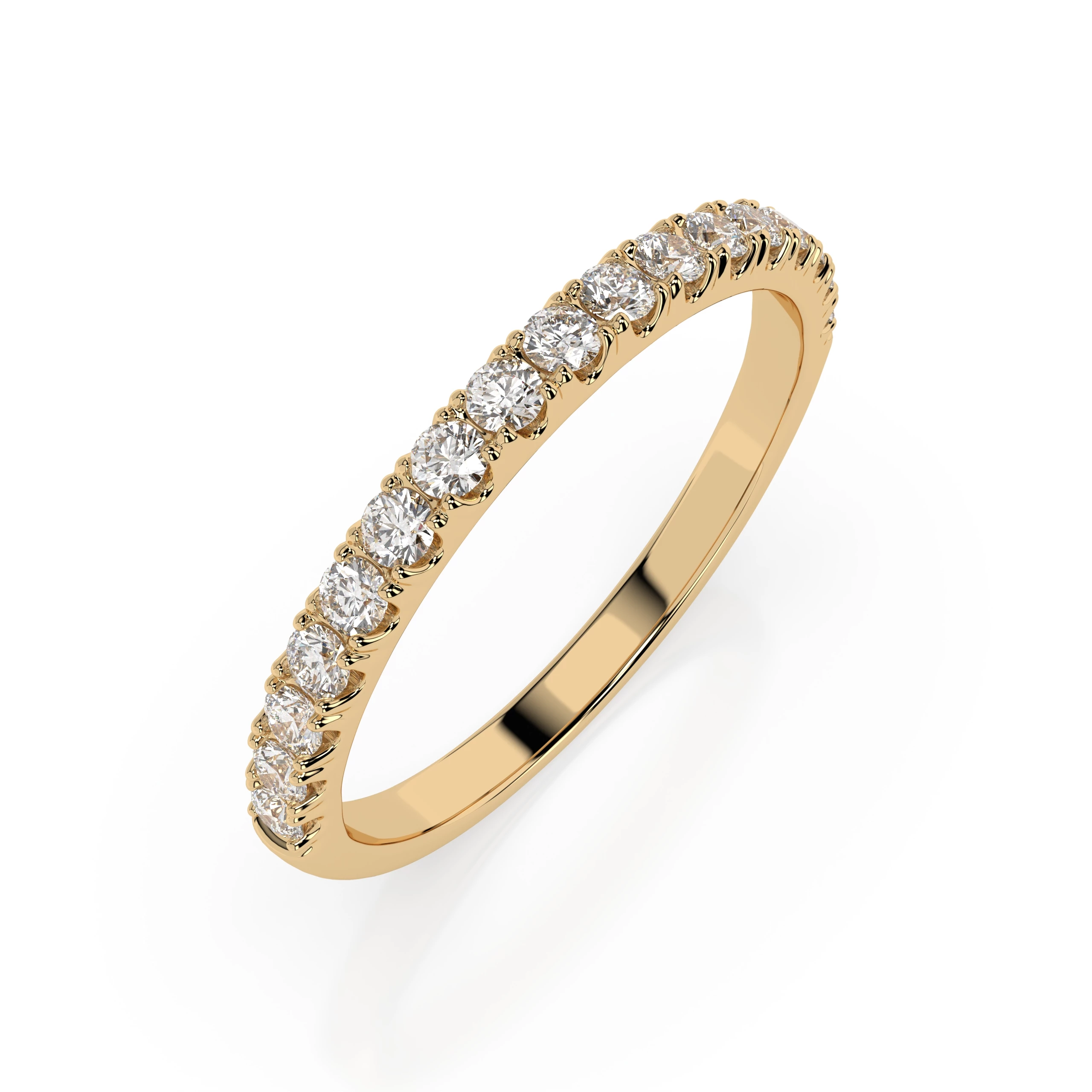 Bague Lien Lumineux Éternité ronde 0,34 ct — vue 4