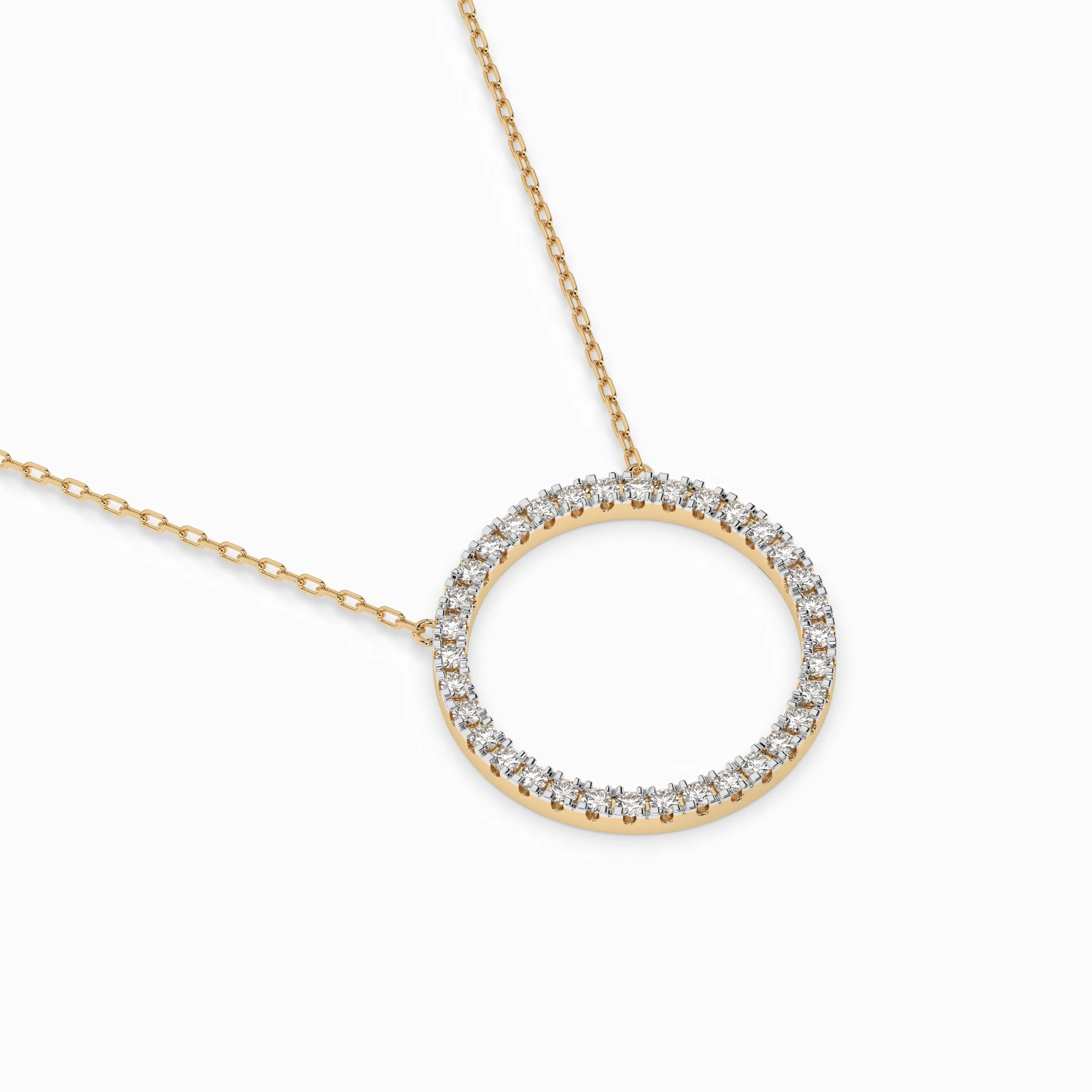 Collier Beauté Incomparable Minimalisme ronde 0,2 ct — vue 6