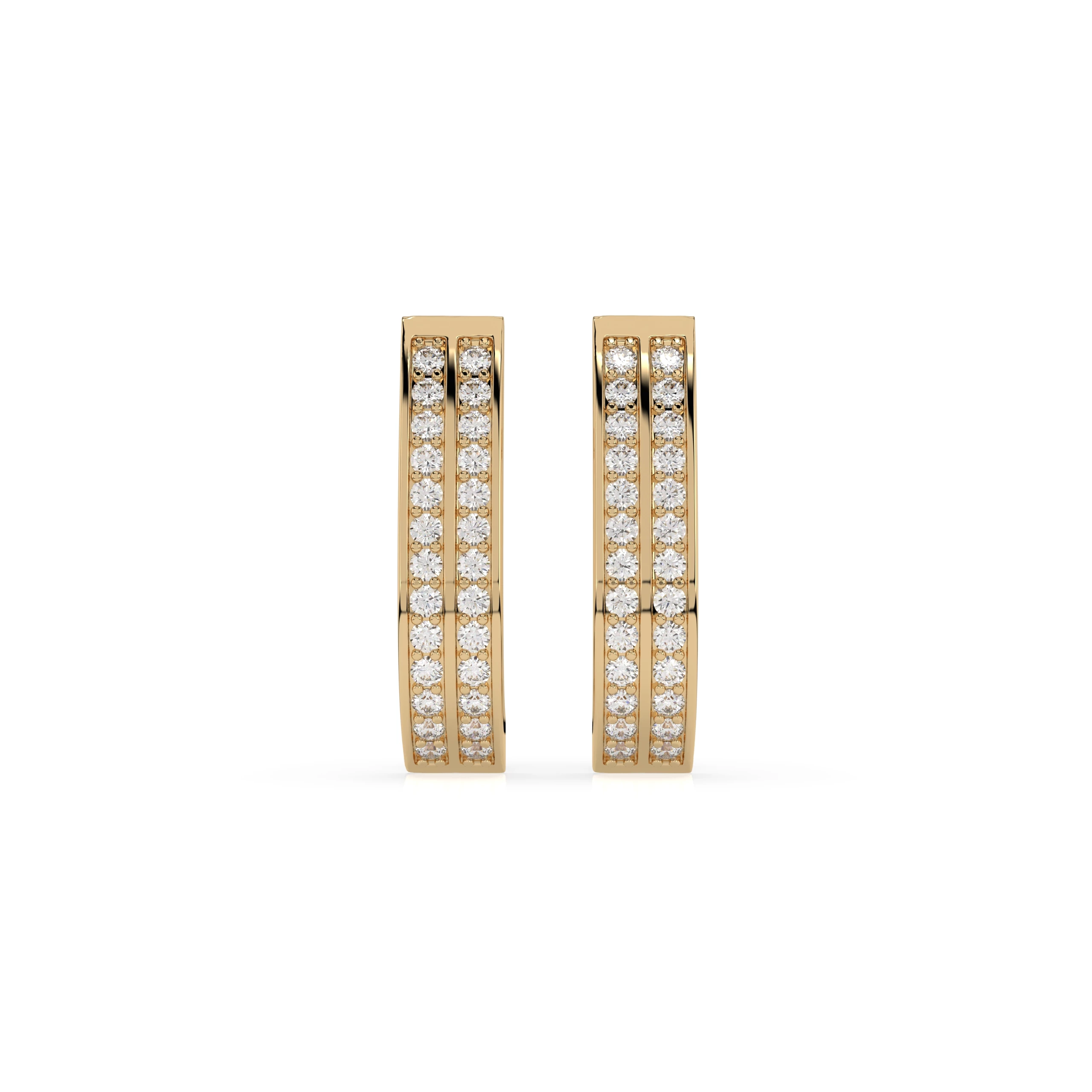 Boucles d'oreilles Bonheur Infini Éternité ronde 0,42 ct — vue 4