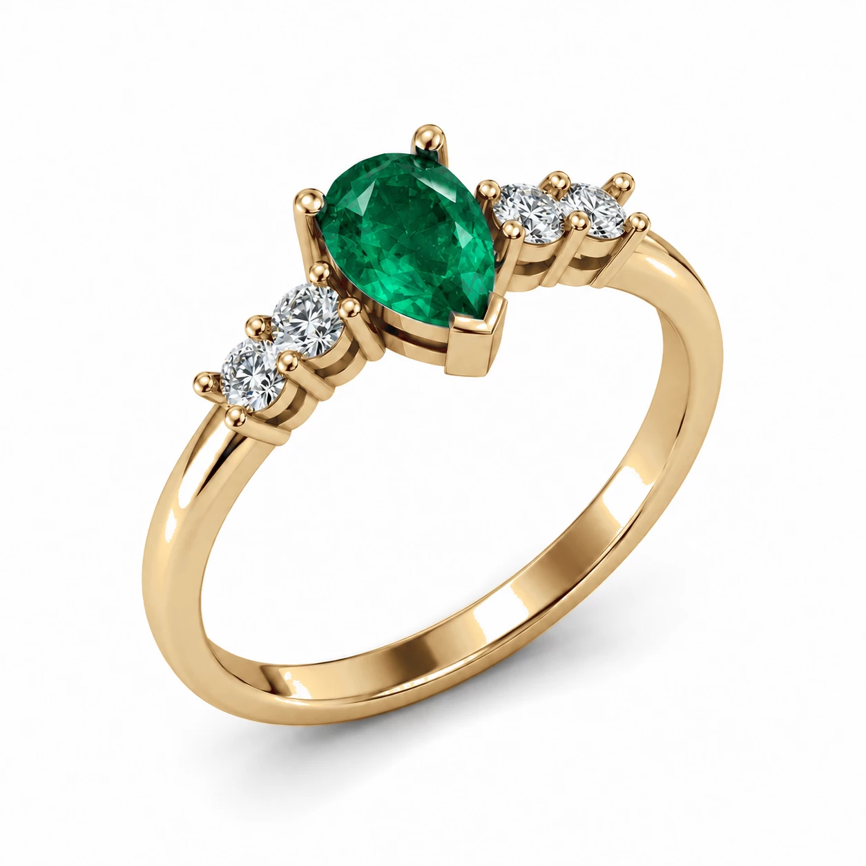 Bague Palais Sublime Pierre Précieuse poire 0,33 ct — vue 7