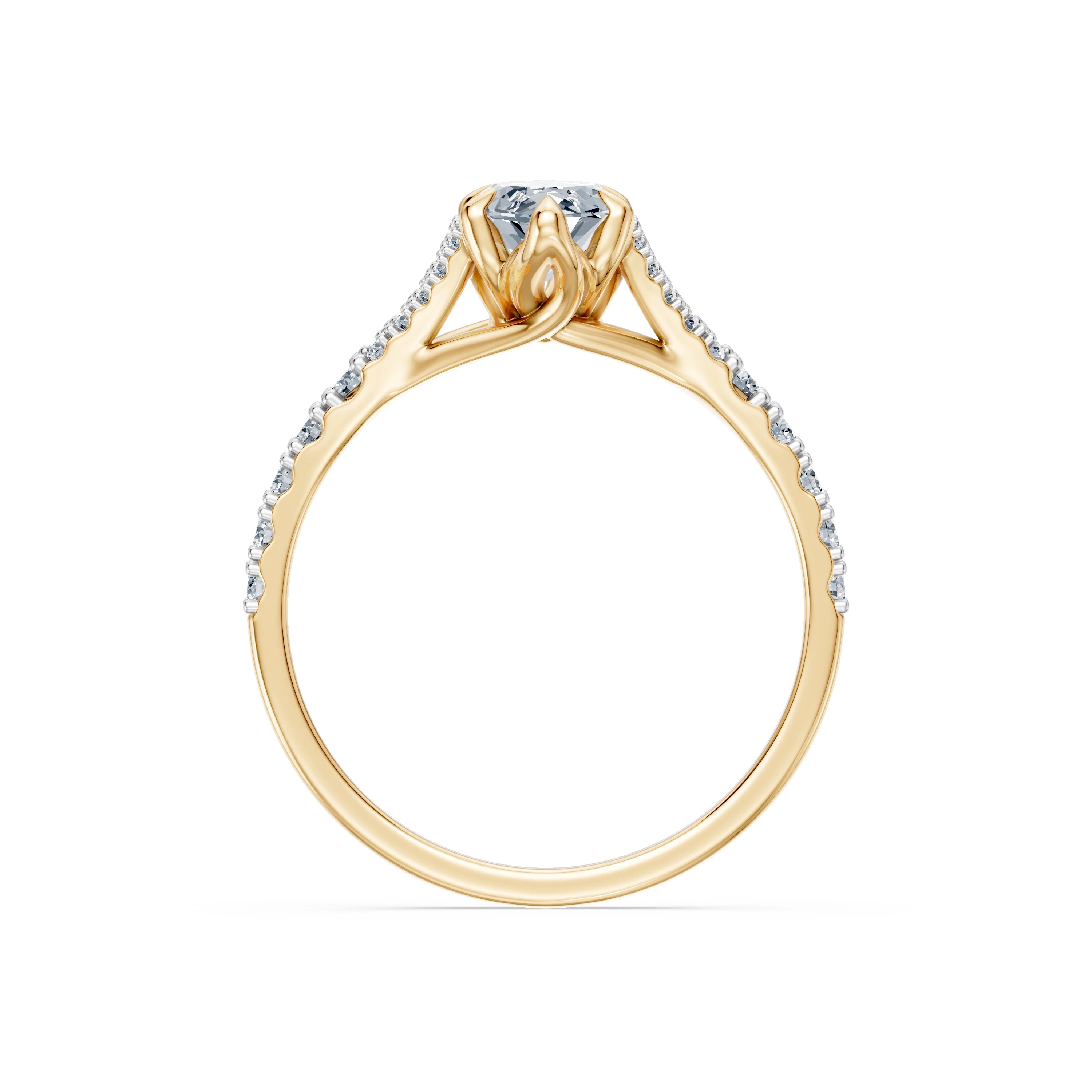 Bague Désir Divin Solitaire Éternité marquise 1 ct — vue 5