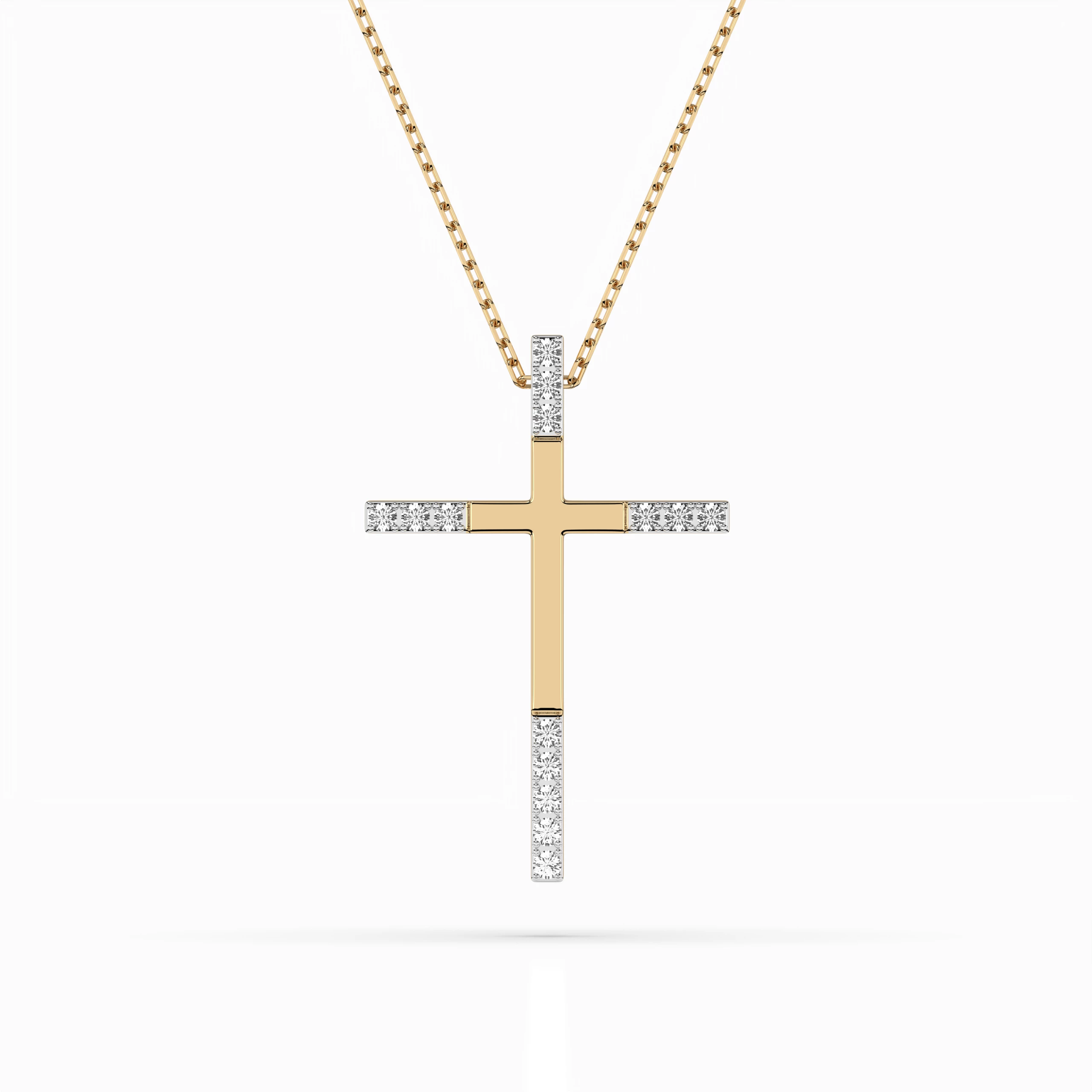 Collier Précieuse Intemporelle Minimalisme ronde 0,08 ct — vue 4