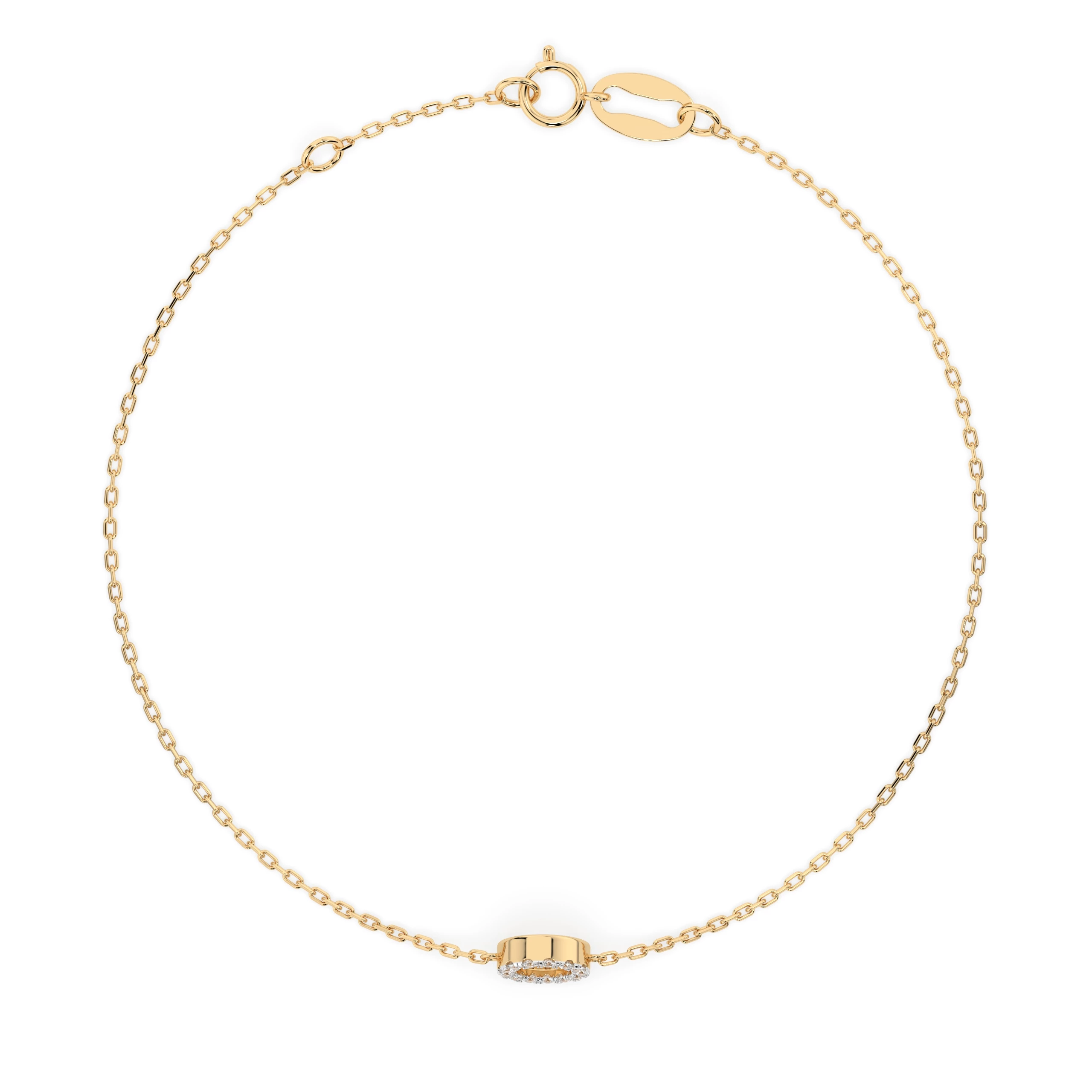 Bracelet Pureté Magnifique Minimalisme ronde 0,07 ct — vue 5